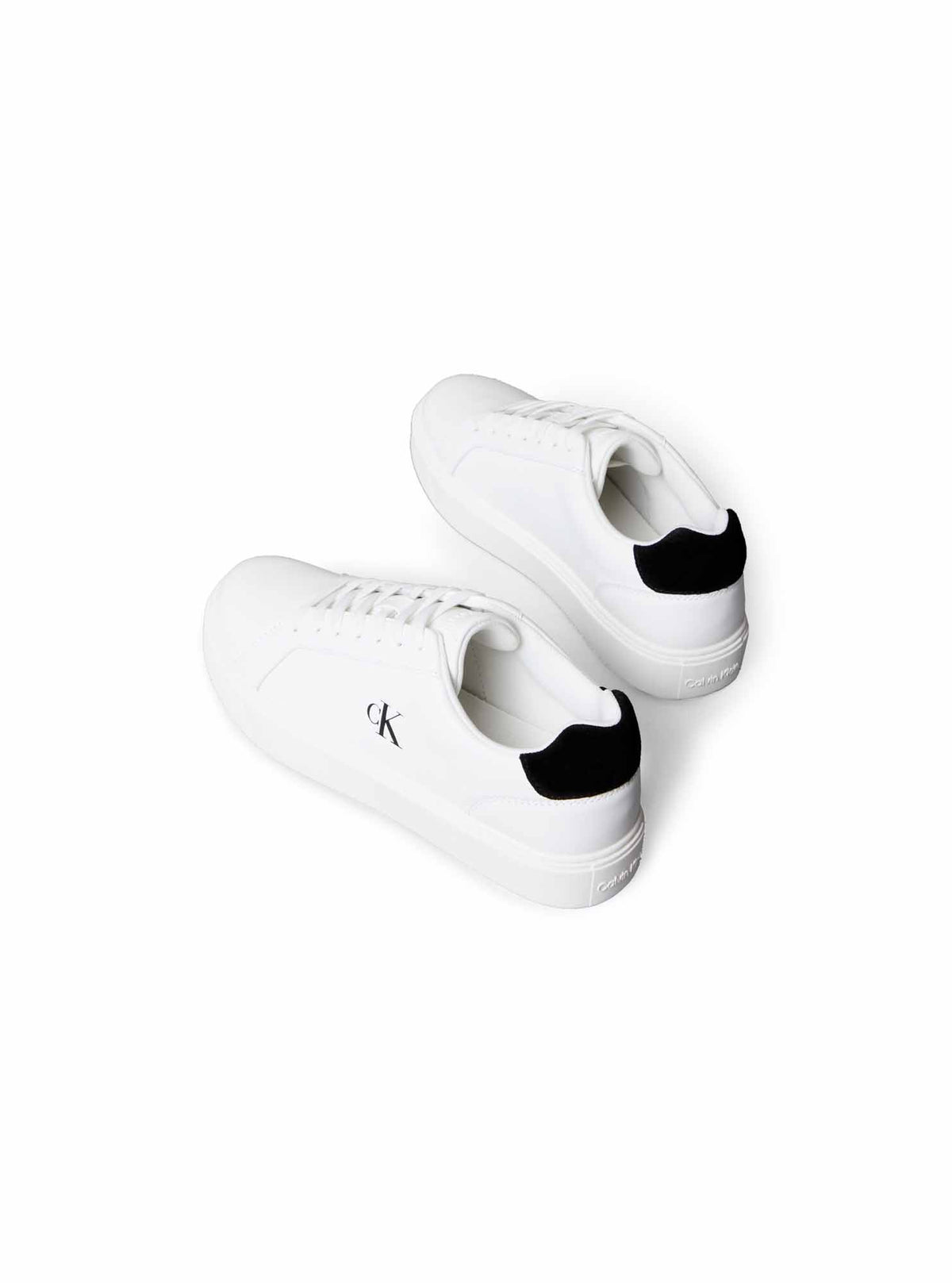 Ck classic cupsole sneakers da uomo bianco-nero