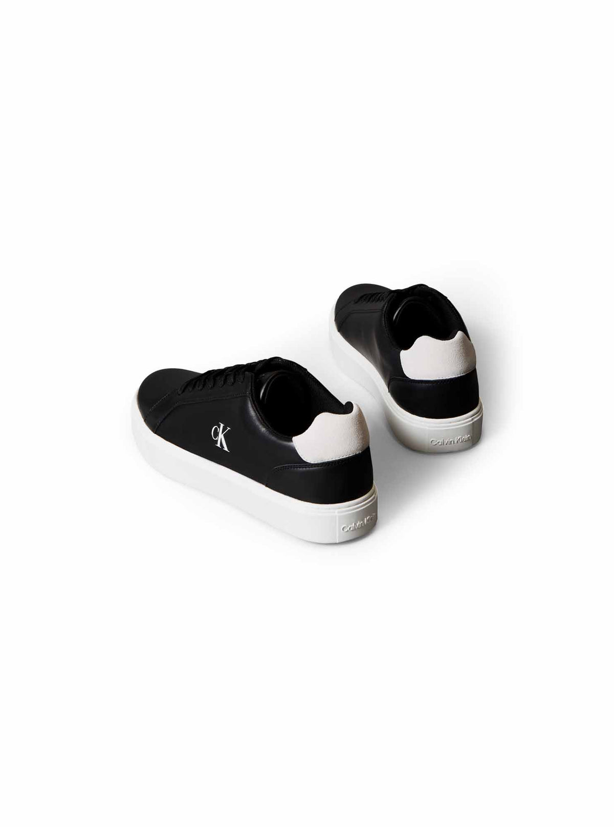 Ck classic cupsole sneakers da uomo nero-bianco