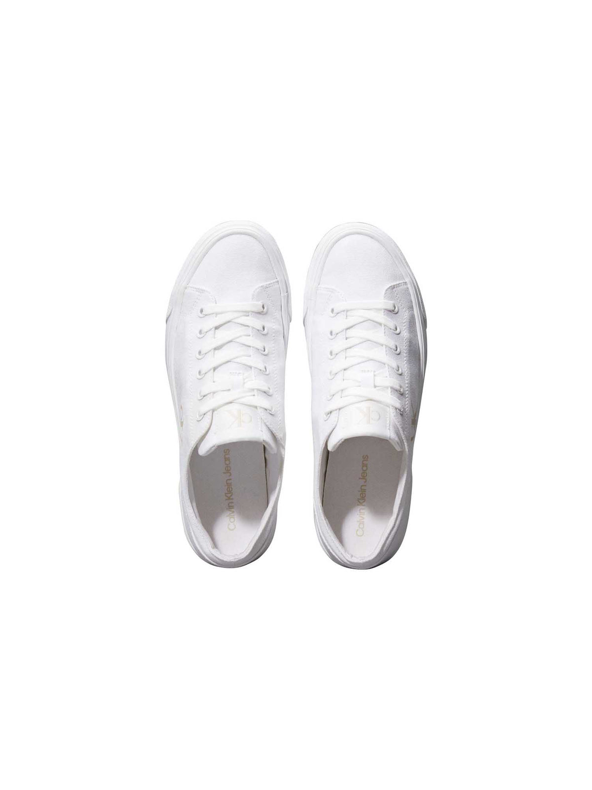Ck vulc flatform low sneakers da donna bianco