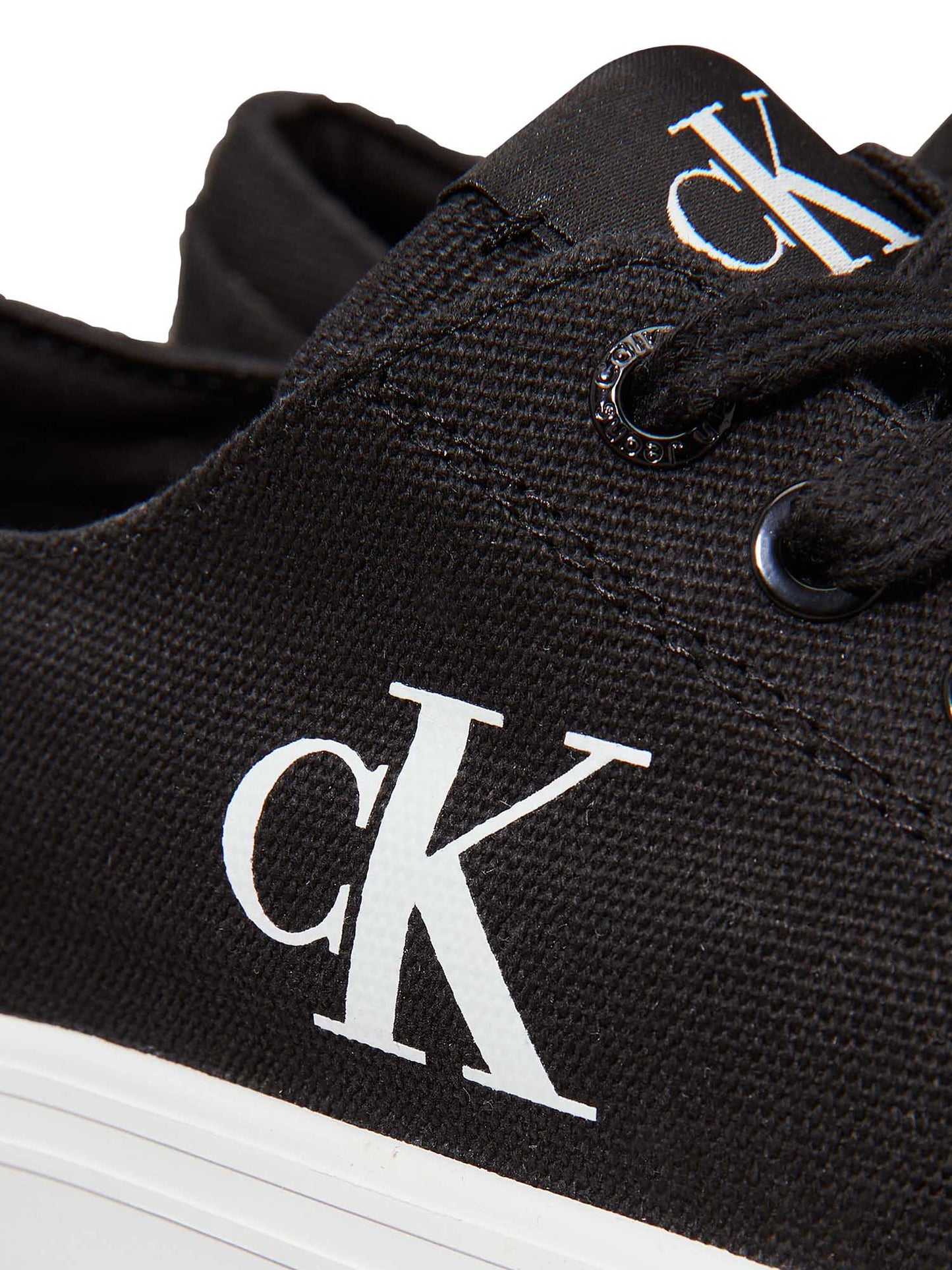 SNEAKERS NERA CALVIN KLEIN VULC FLATFORM LOW DA DONNA