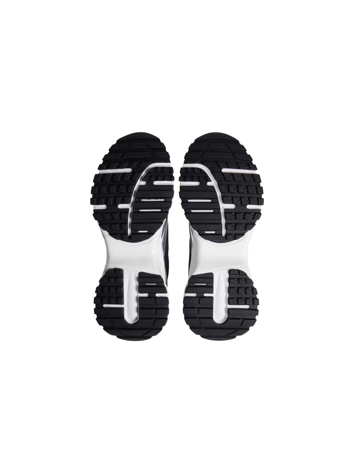 SNEAKERS NERO-ARGENTO CALVIN KLEIN HIKE RUNNER LACE DA DONNA