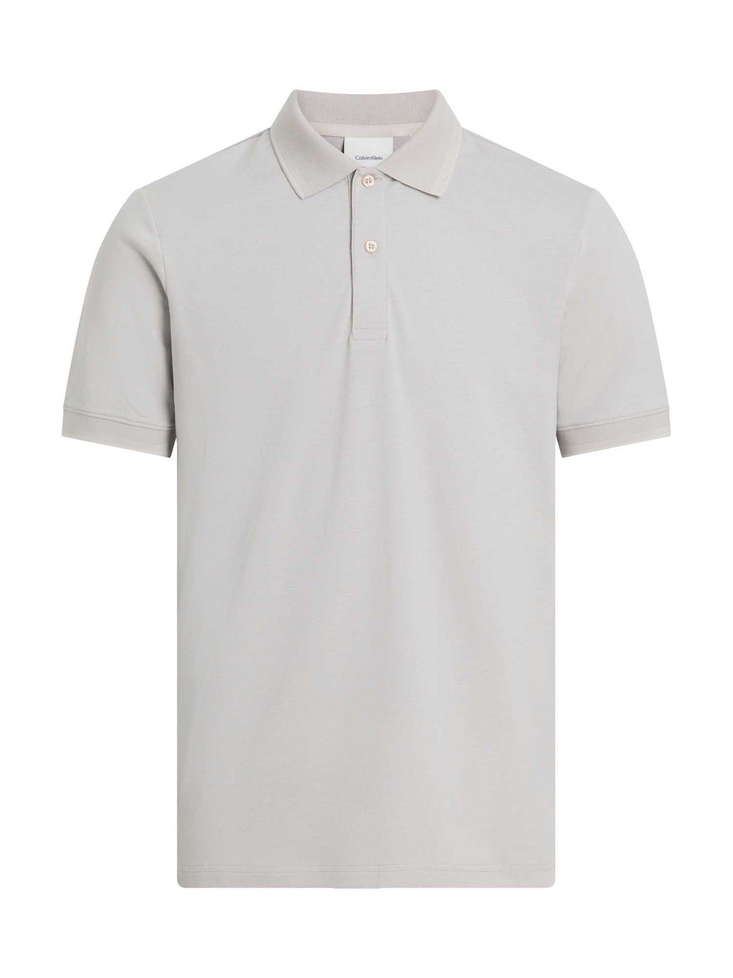POLO THERMO TECH PIQUE CALVIN KLEIN JEANS UOMO BEIGE
