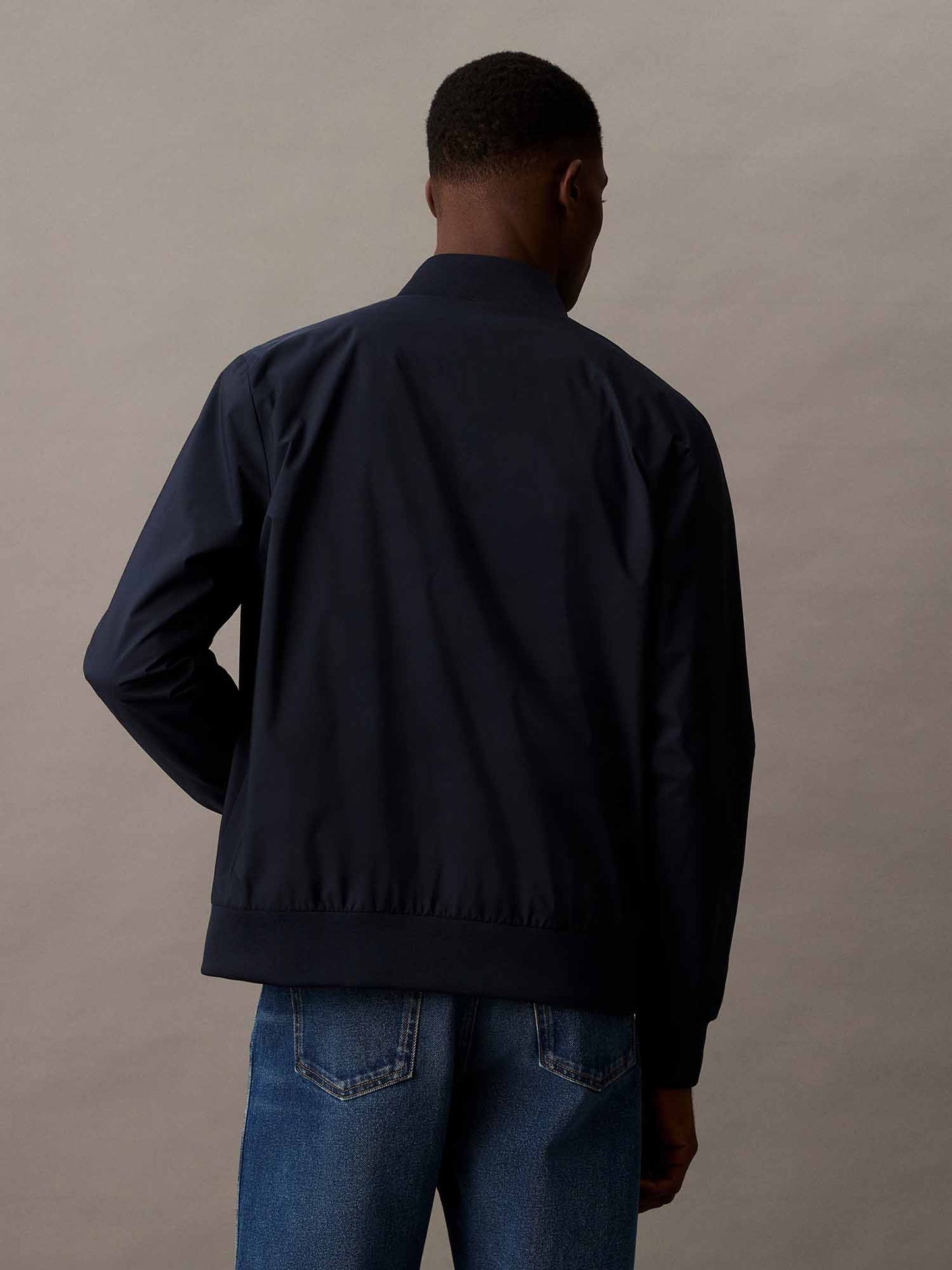 GIUBBINO OPACO CALVIN KLEIN JEANS DA UOMO BLU