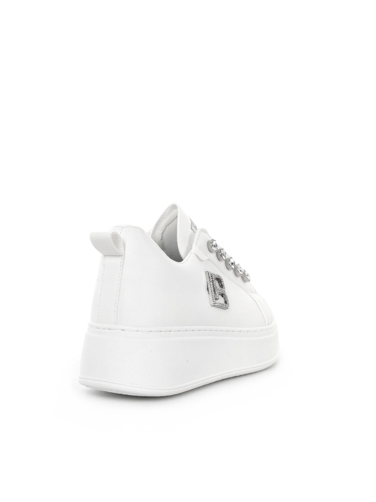 Sneakers donna Laura Biagiotti 9618 White bianche dal design versatile