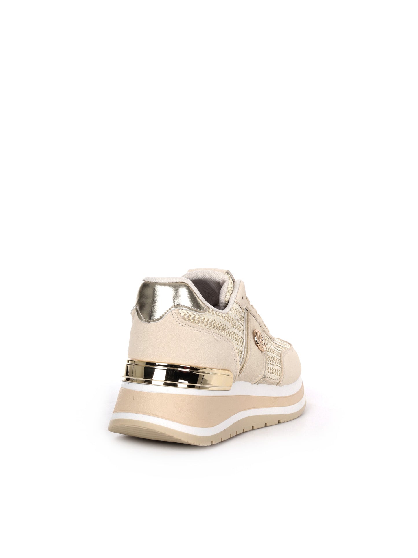 Sneakers donna Laura Biagiotti 9636 Ivory bianche dal design minimal
