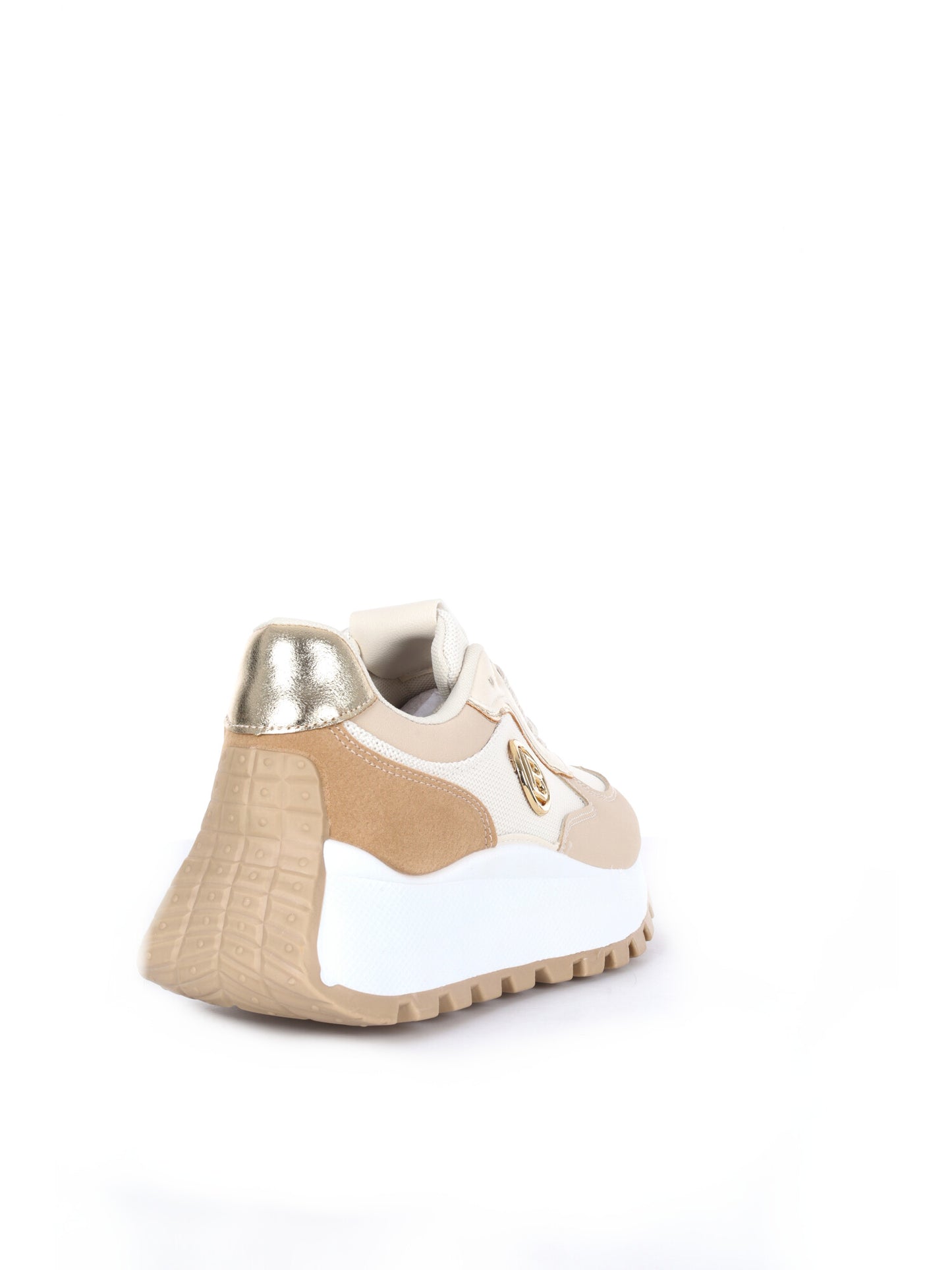 Sneakers beige donna Laura Biagiotti 9647 dal design versatile