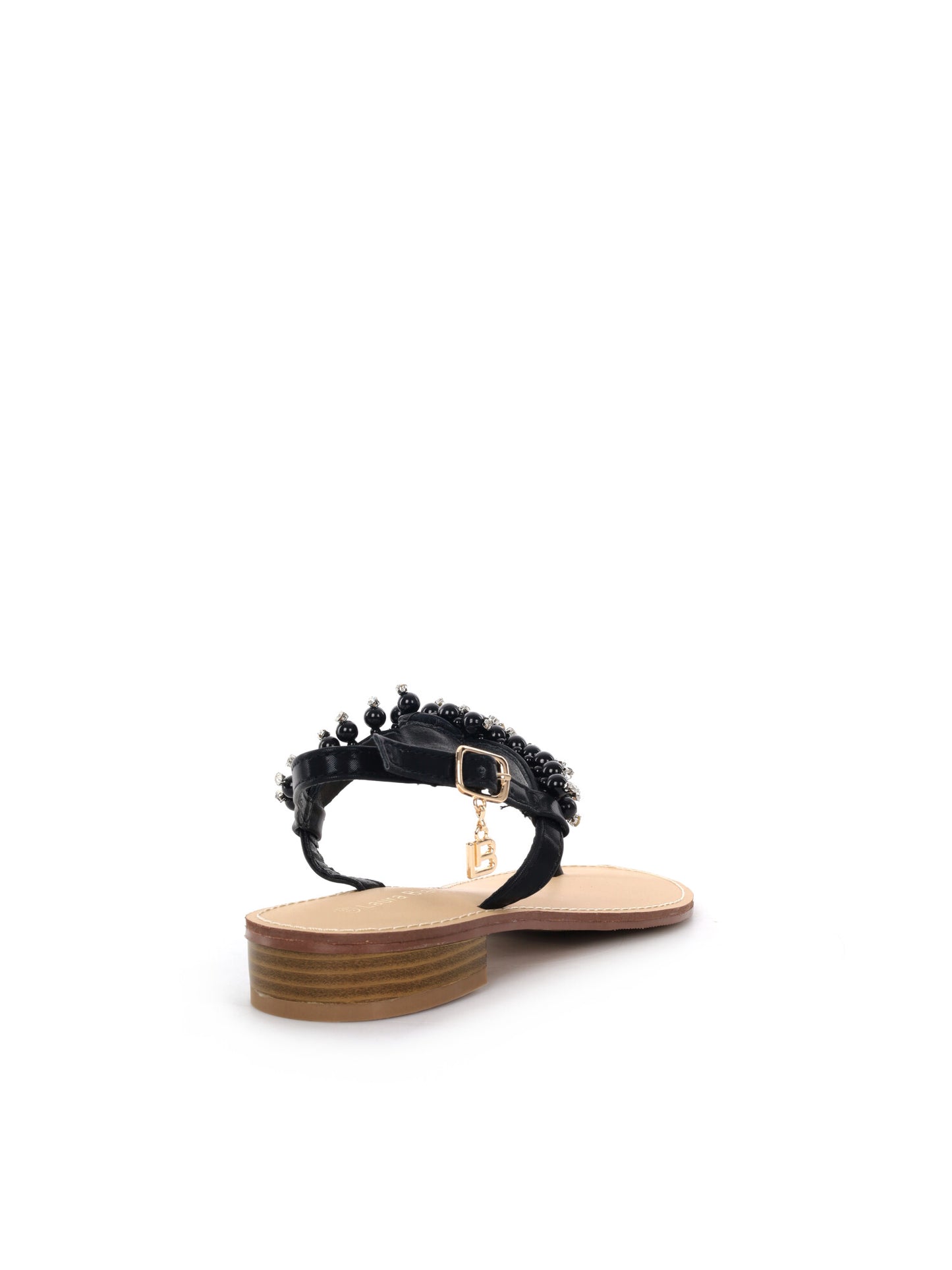 Sandali infradito donna Laura Biagiotti neri eleganti e versatili