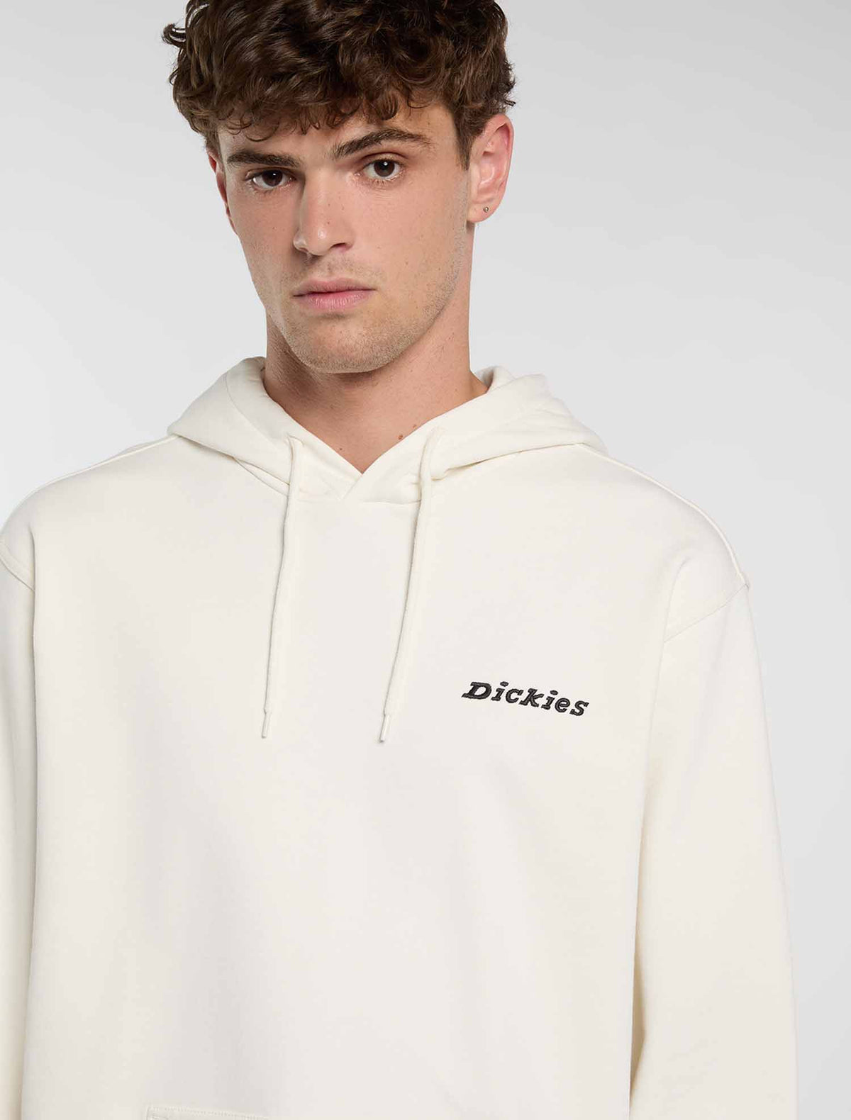 Dickies loretto hood felpa da uomo ecru'