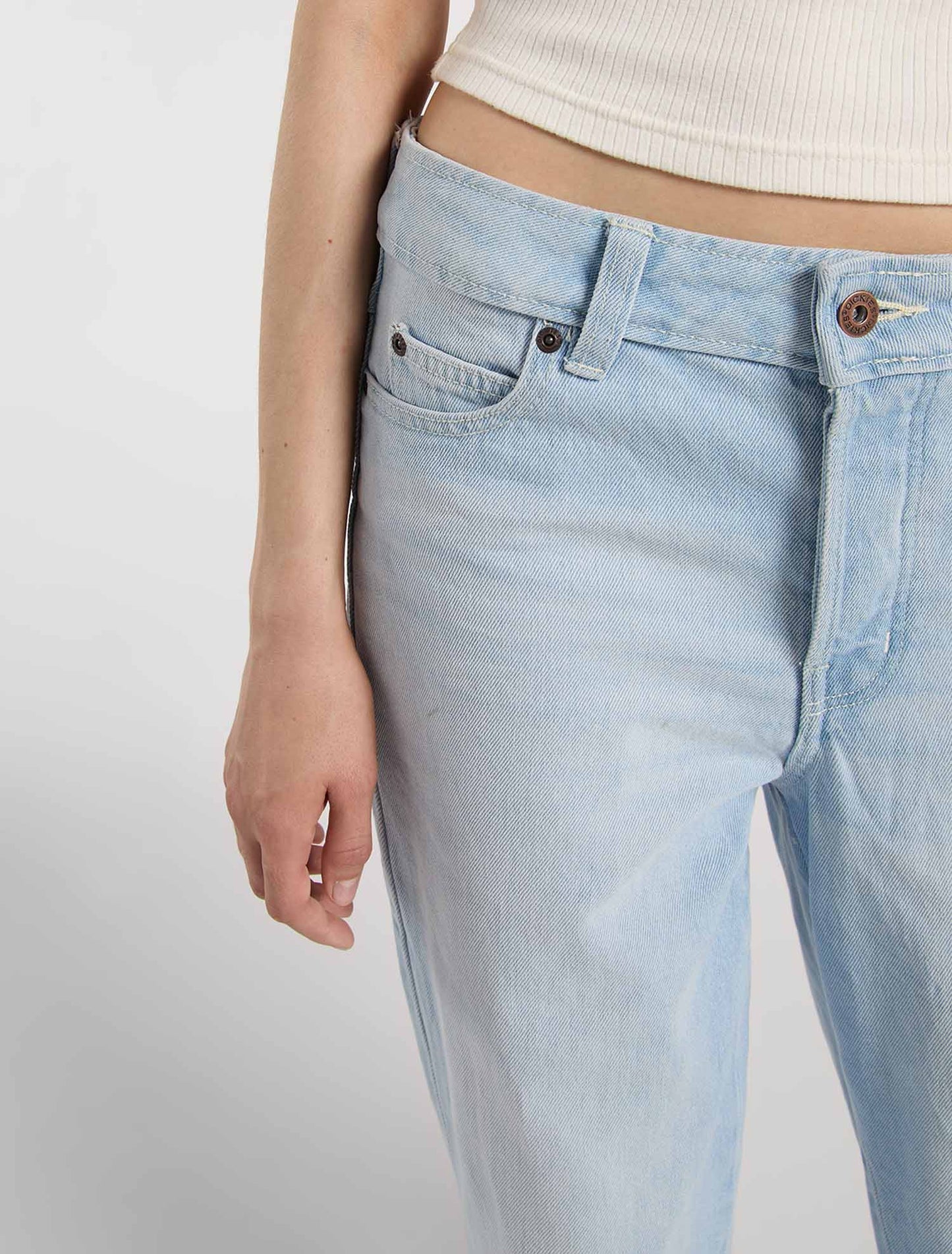 Jeans relaxed Dickies 984 donna in denim resistente