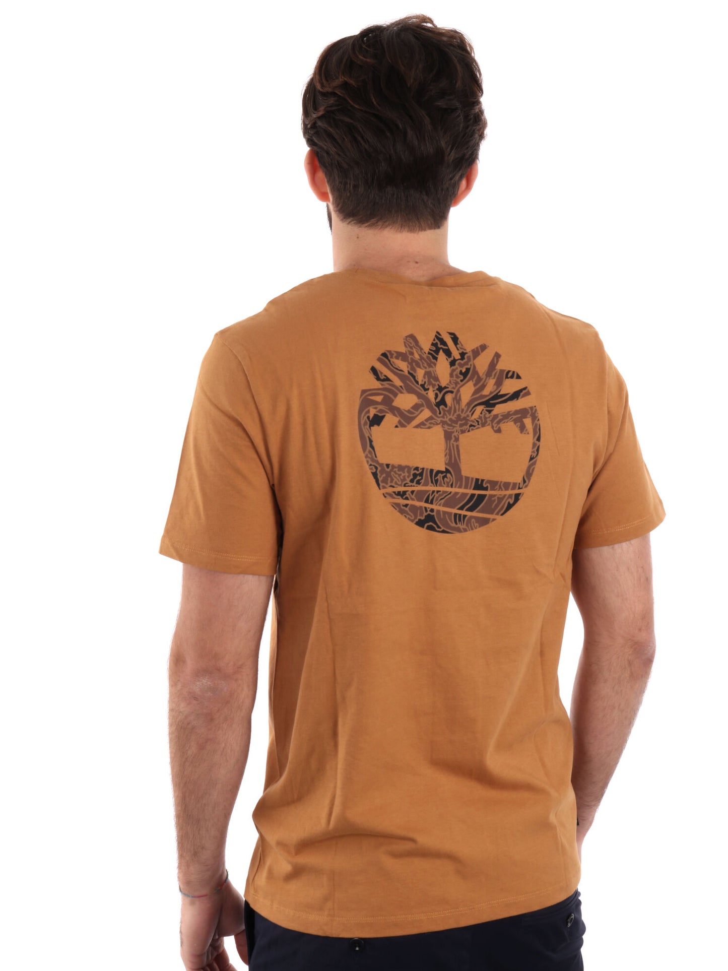 T-SHIRT LOGO TIMBERLAND UOMO OCRA