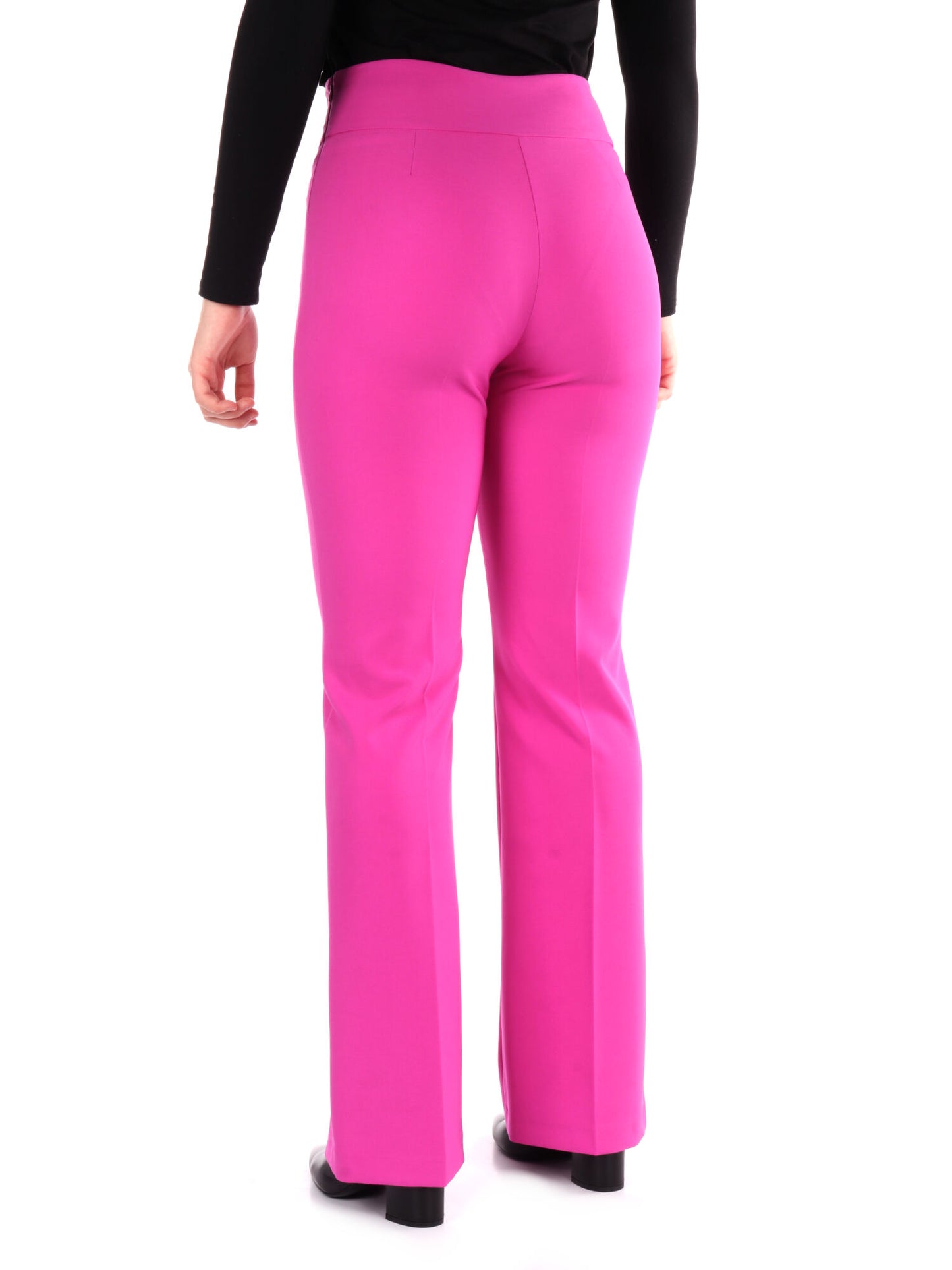 PANTALONE PALAZZO CON FIBBIA ARTIGLI DONNA GERANIO