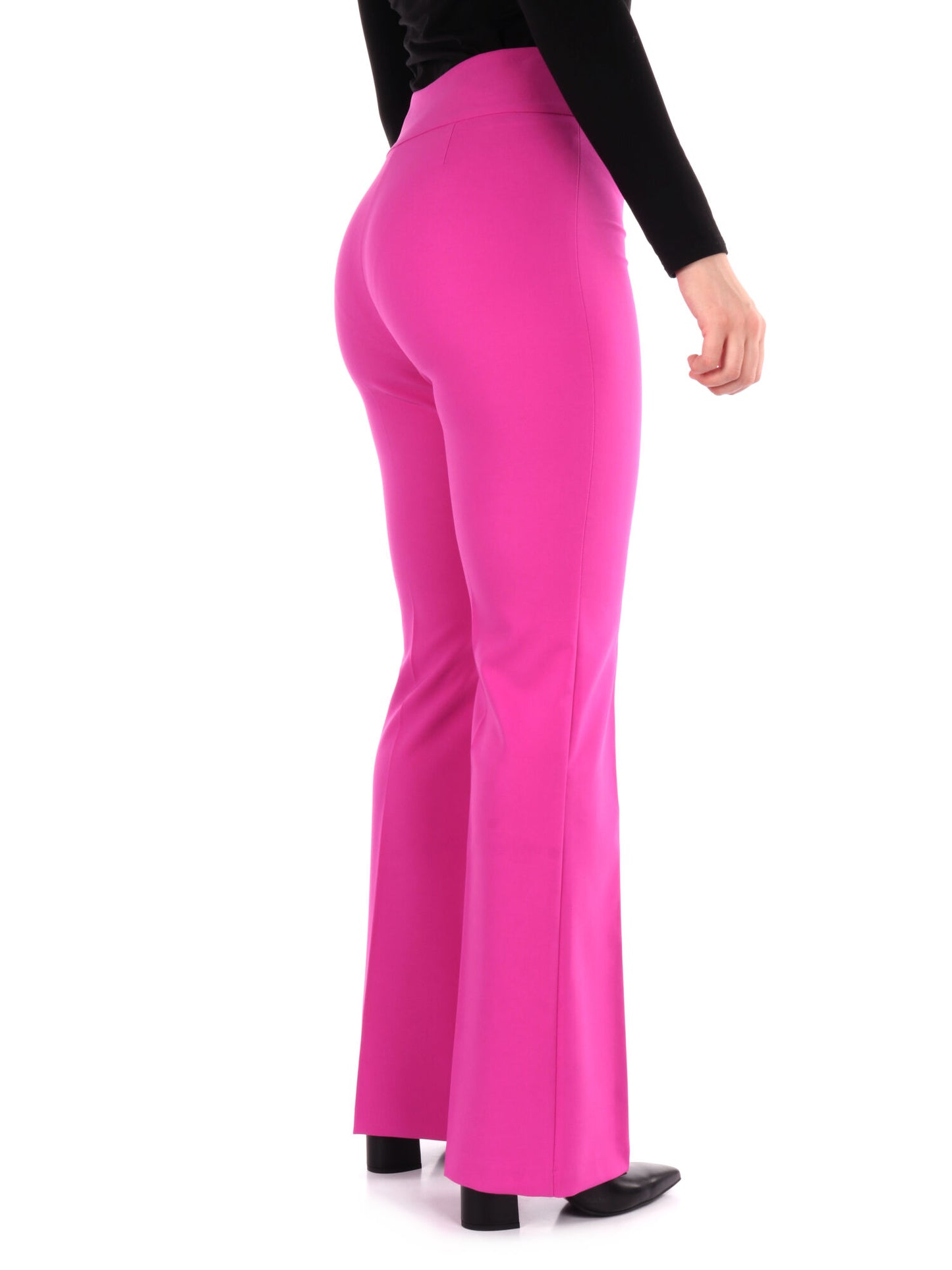 PANTALONE PALAZZO CON FIBBIA ARTIGLI DONNA GERANIO