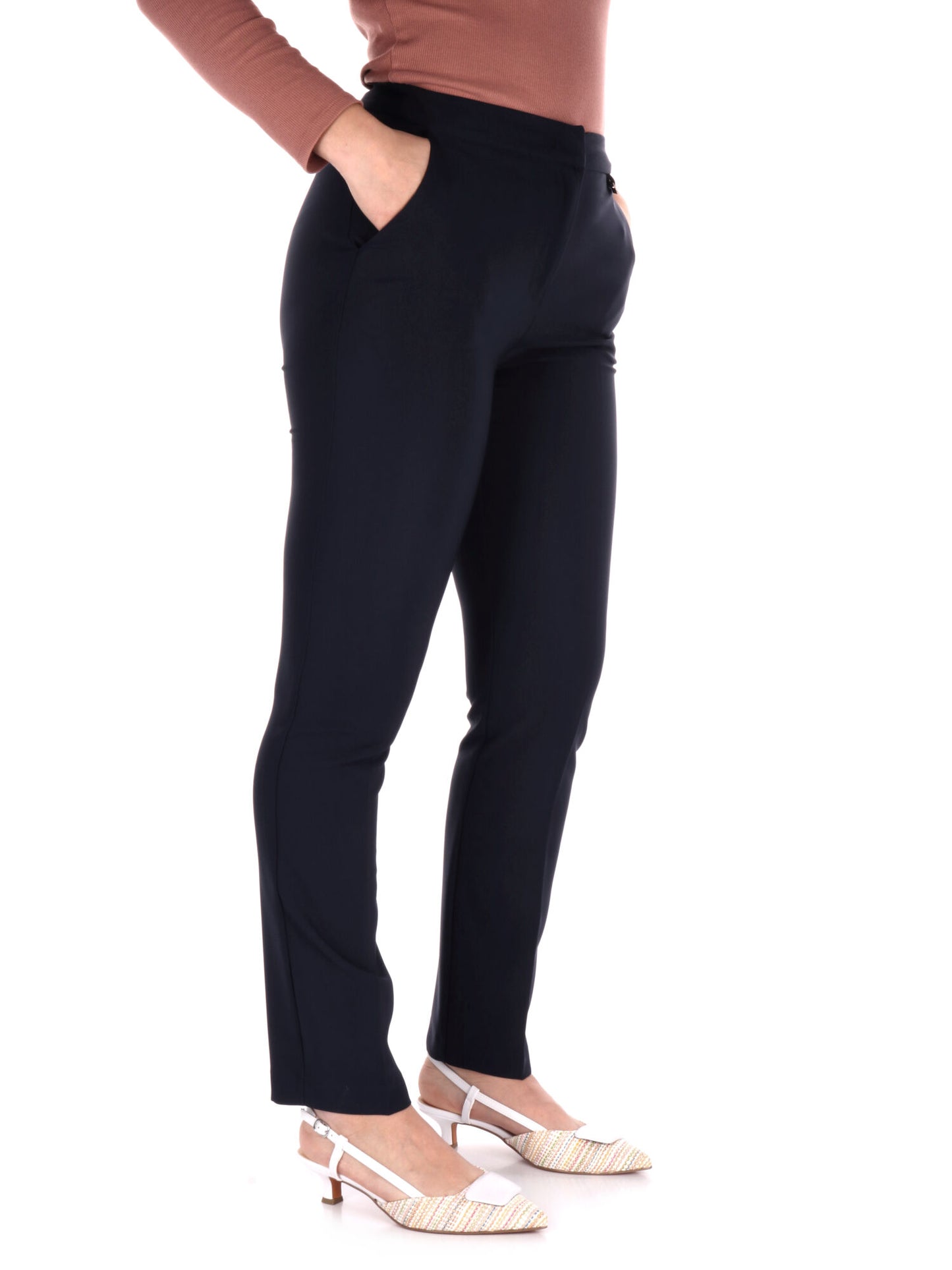 PANTALONE A SIGARETTA ARTIGLI DONNA BLU