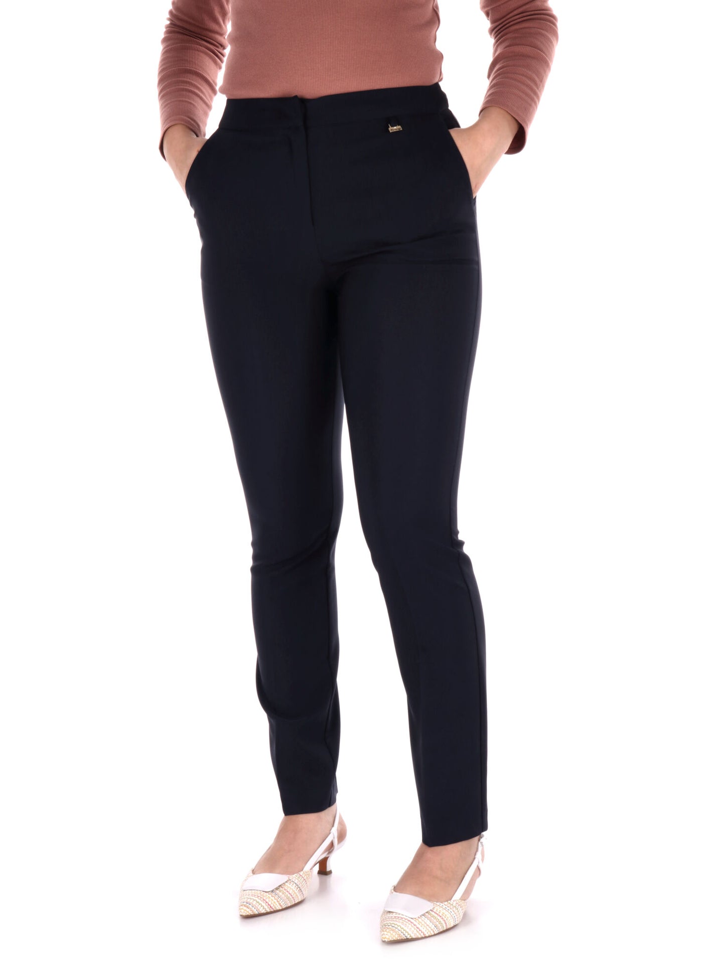 PANTALONE A SIGARETTA ARTIGLI DONNA BLU