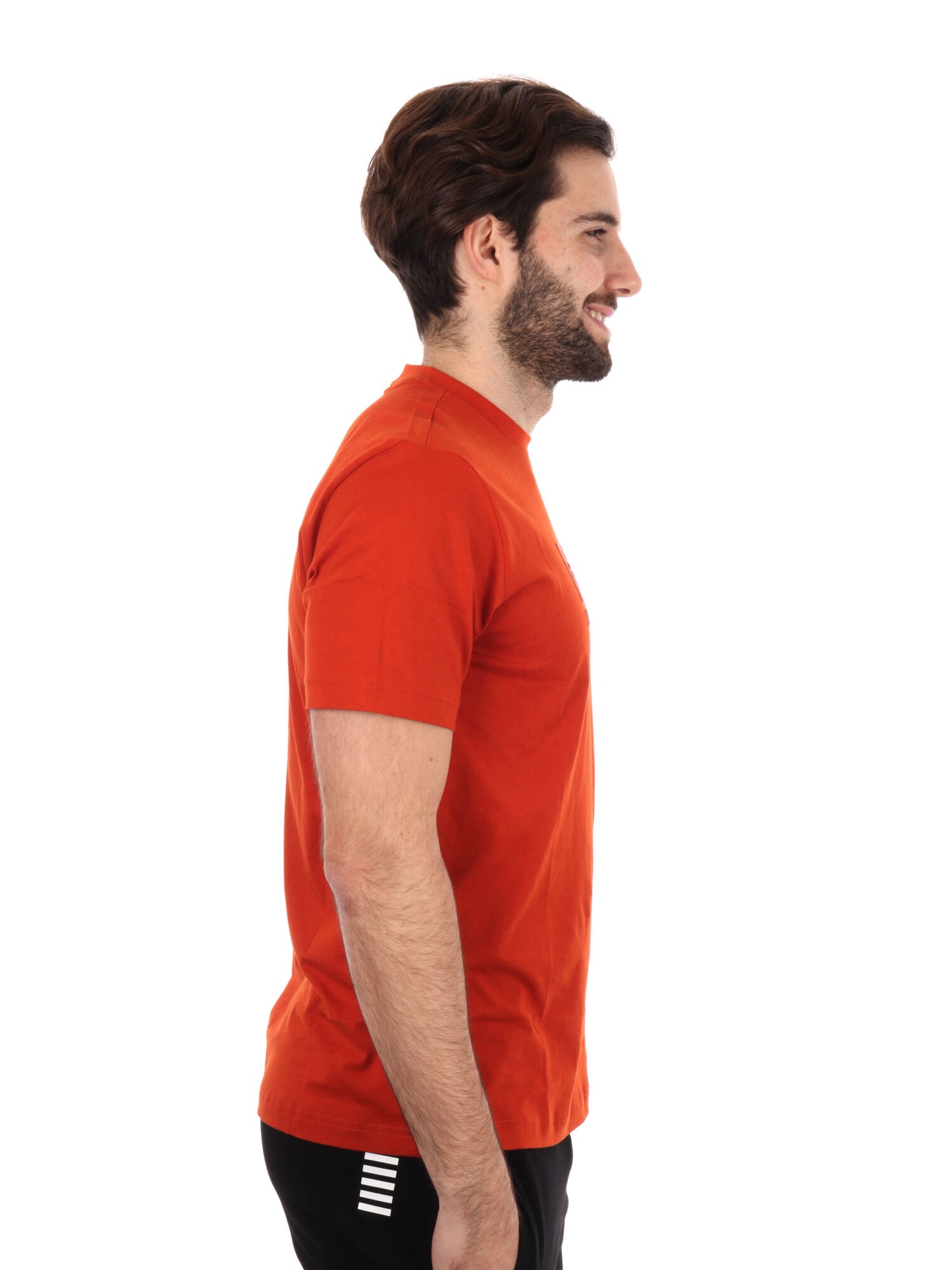 T-SHIRT VISIBILITY EA7 EMPORIO ARMANI UOMO ARANCIO