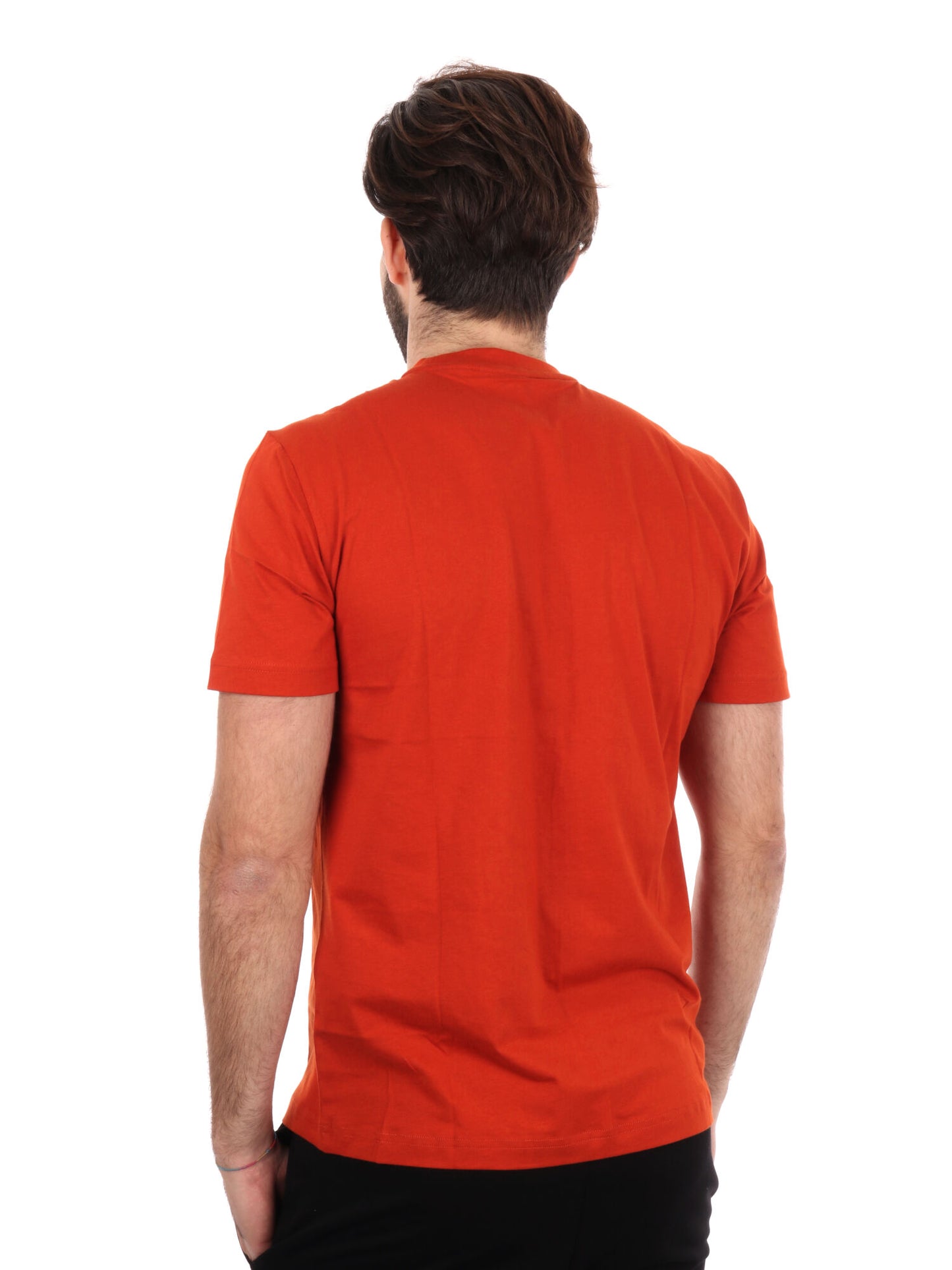 T-SHIRT VISIBILITY EA7 EMPORIO ARMANI UOMO ARANCIO