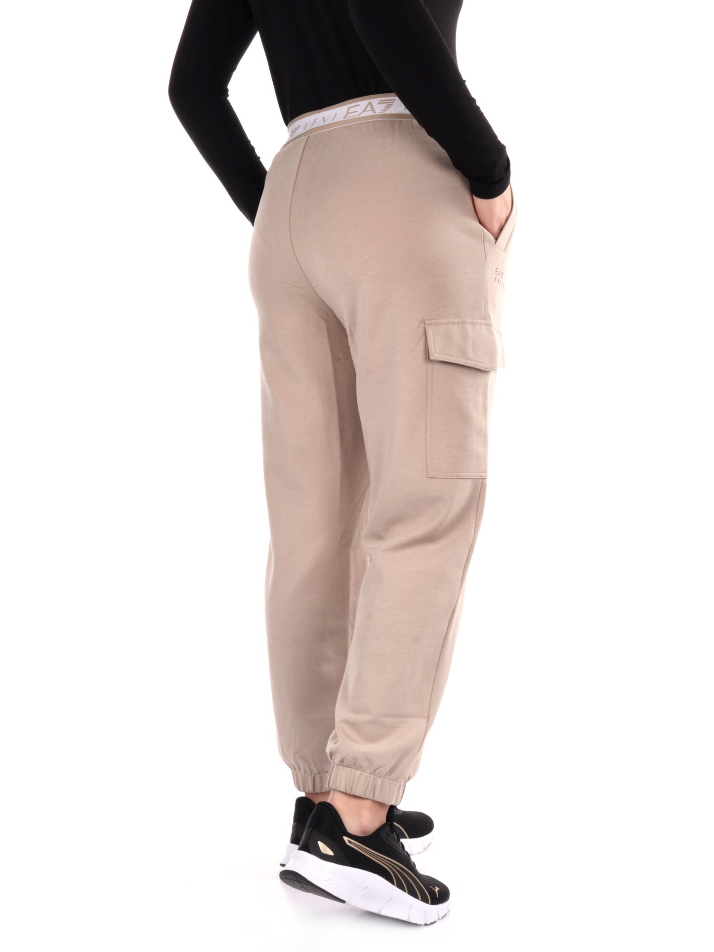 PANTALONE CARGO DYNAMIC EA7 EMPORIO ARMANI DONNA BEIGE