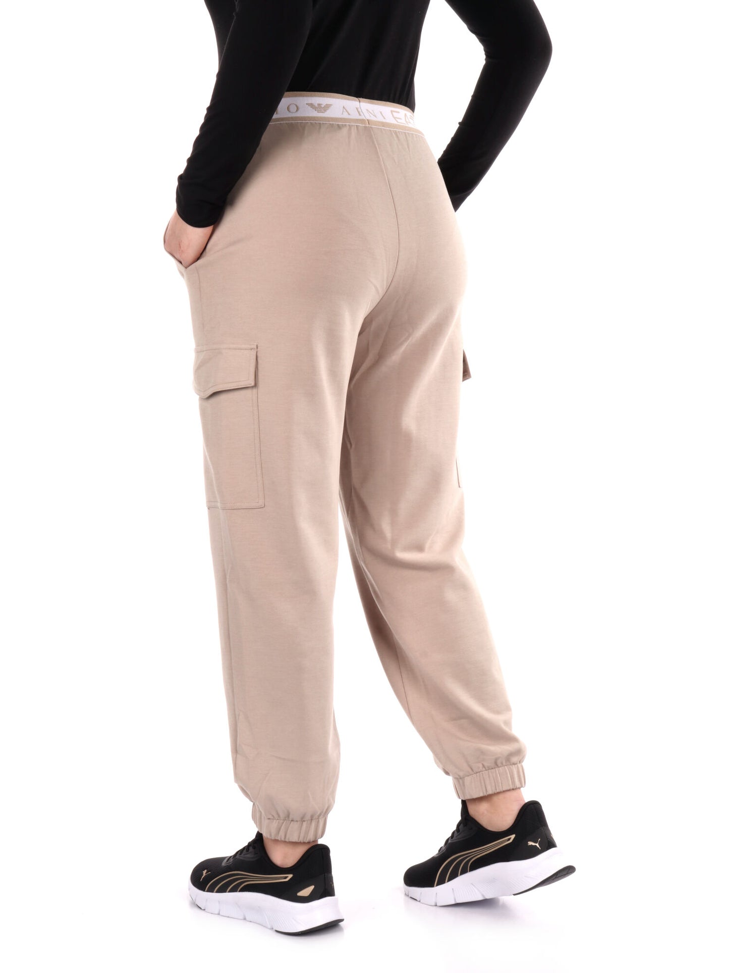 PANTALONE CARGO DYNAMIC EA7 EMPORIO ARMANI DONNA BEIGE