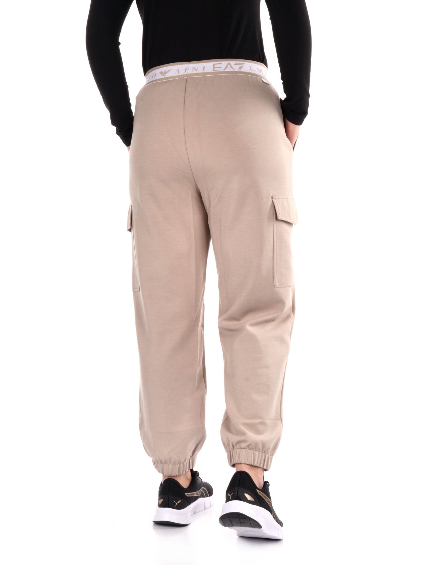 PANTALONE CARGO DYNAMIC EA7 EMPORIO ARMANI DONNA BEIGE