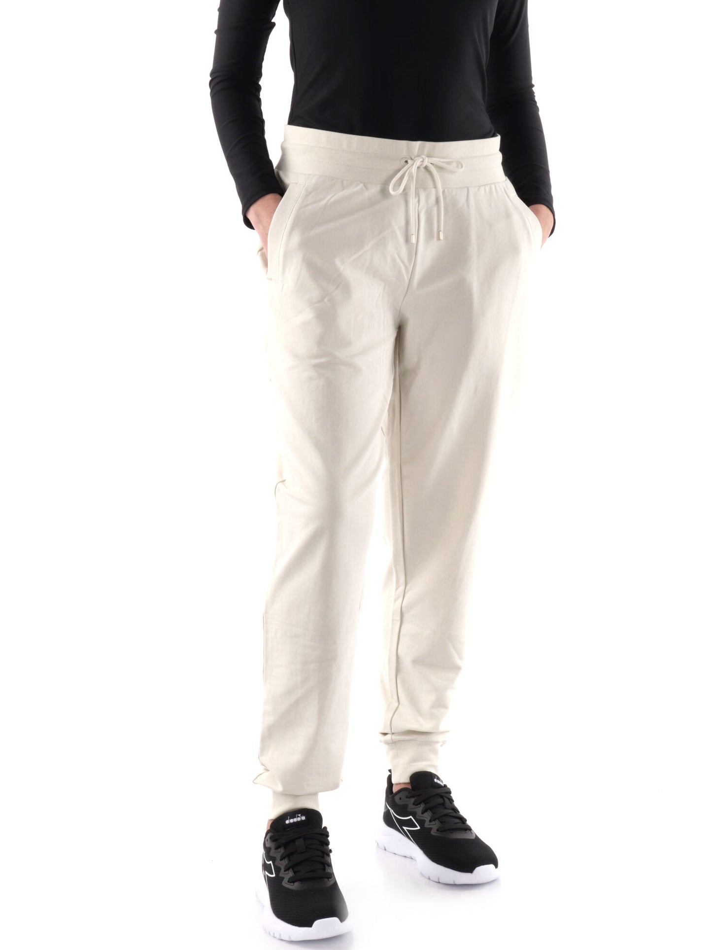 PANTALONE CORE LADY EA7 EMPORIO ARMANI DONNA PANNA