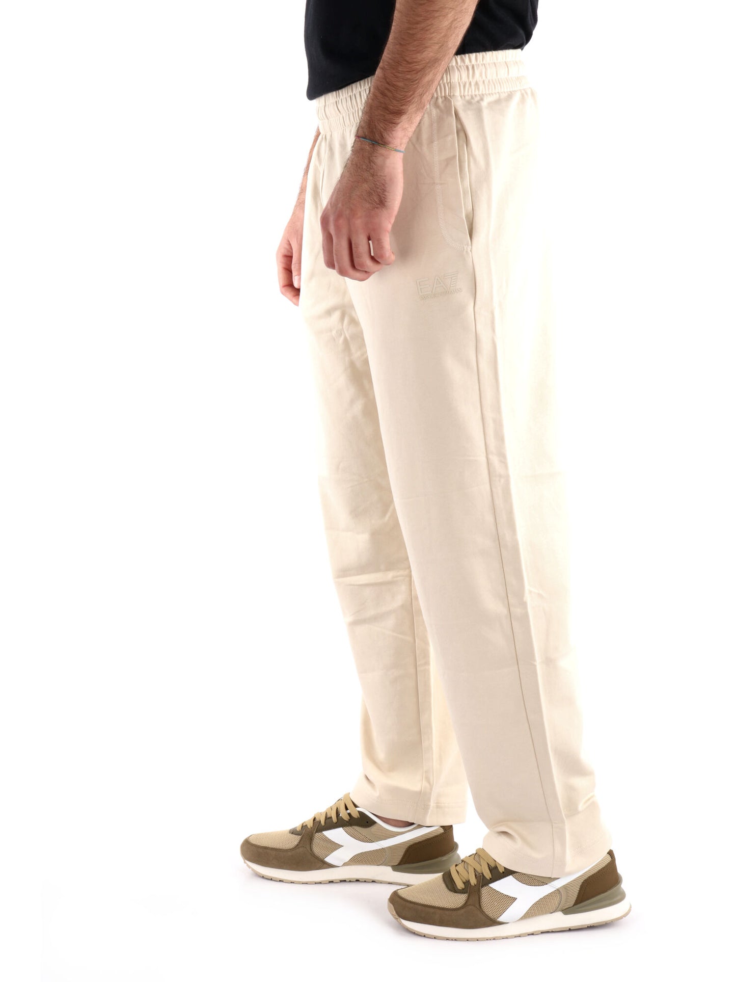 PANTALONE EA7 EMPORIO ARMANI UOMO LATTE