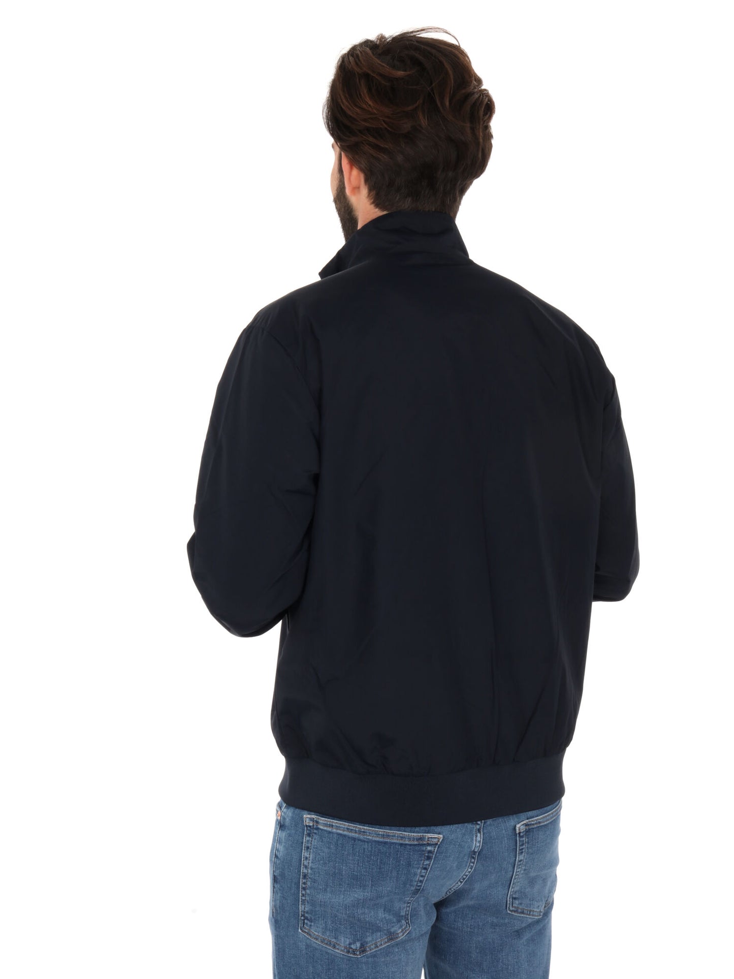 GIUBBINO CON ZIP CORE IDENTITY EA7 EMPORIO ARMANI UOMO BLU