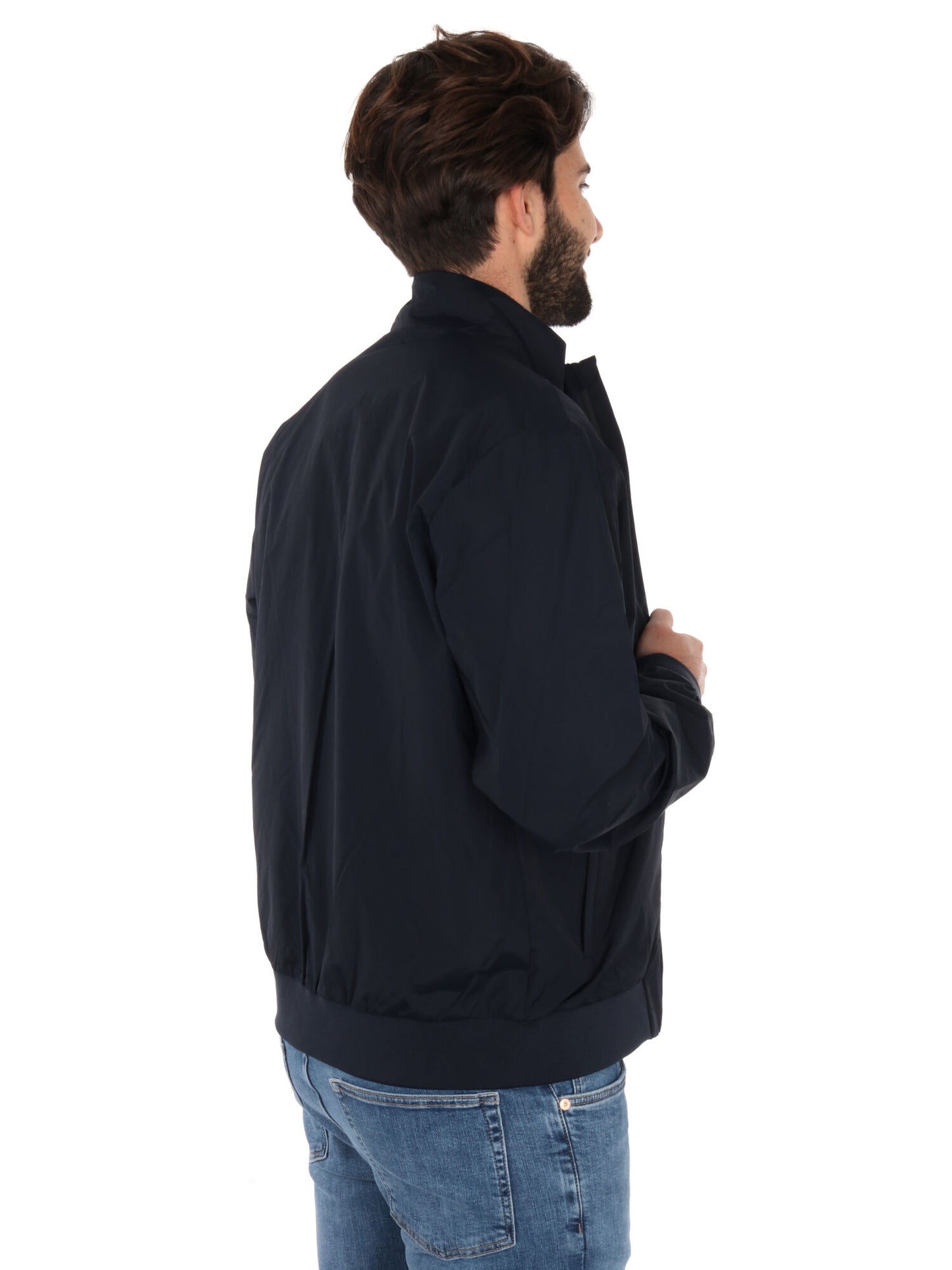 GIUBBINO CON ZIP CORE IDENTITY EA7 EMPORIO ARMANI UOMO BLU