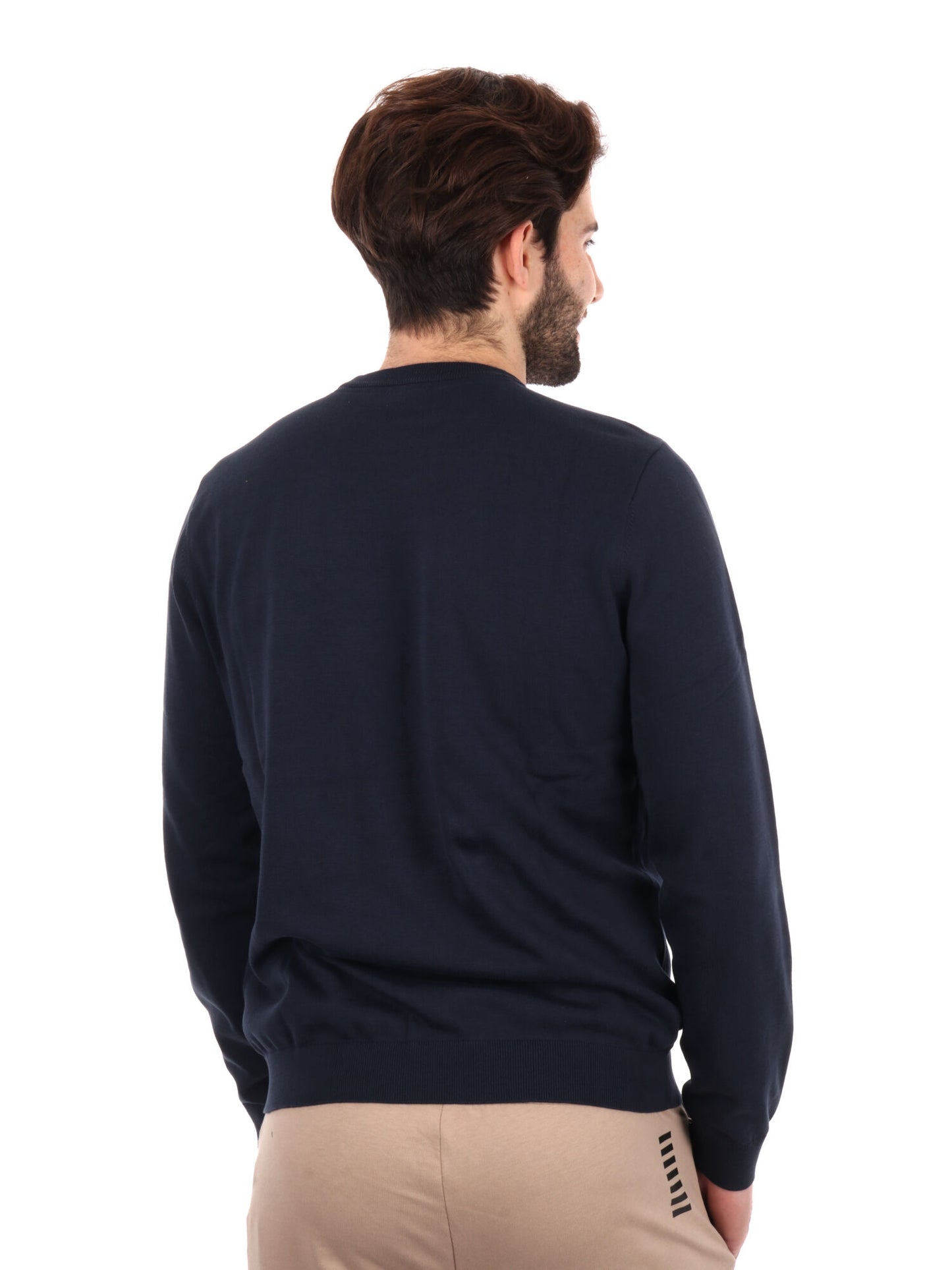 MAGLIA GIROCOLLO EA7 EMPORIO ARMANI UOMO BLU