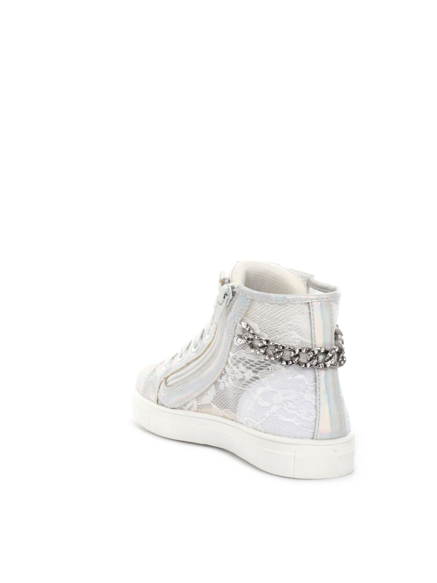 SNEAKERS IN PIZZO ASSO BAMBINA BIANCO