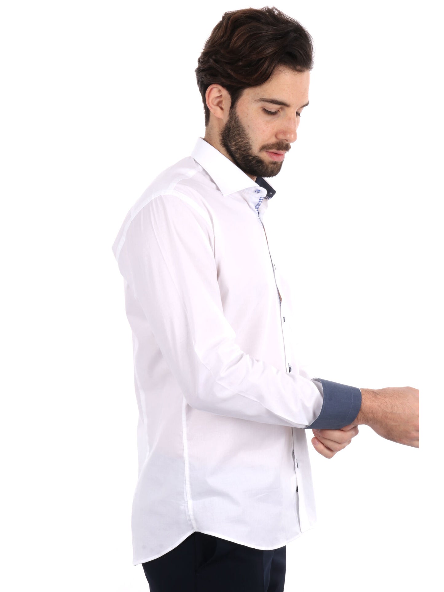 F.B. CAMICIA ML - BIANCO