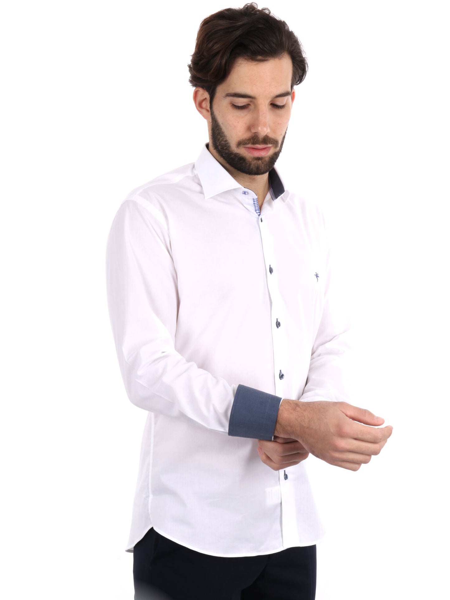 F.B. CAMICIA ML - BIANCO