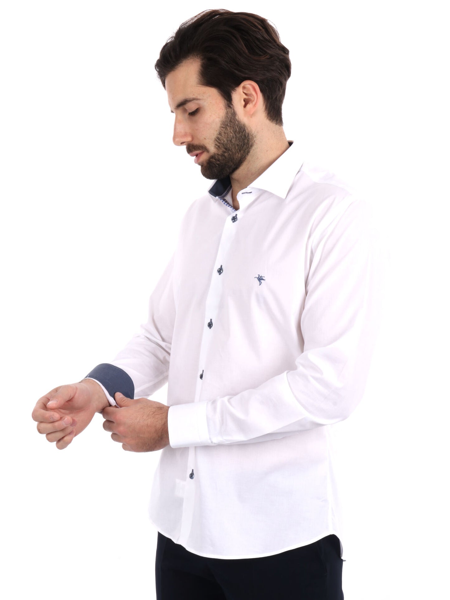 F.B. CAMICIA ML - BIANCO