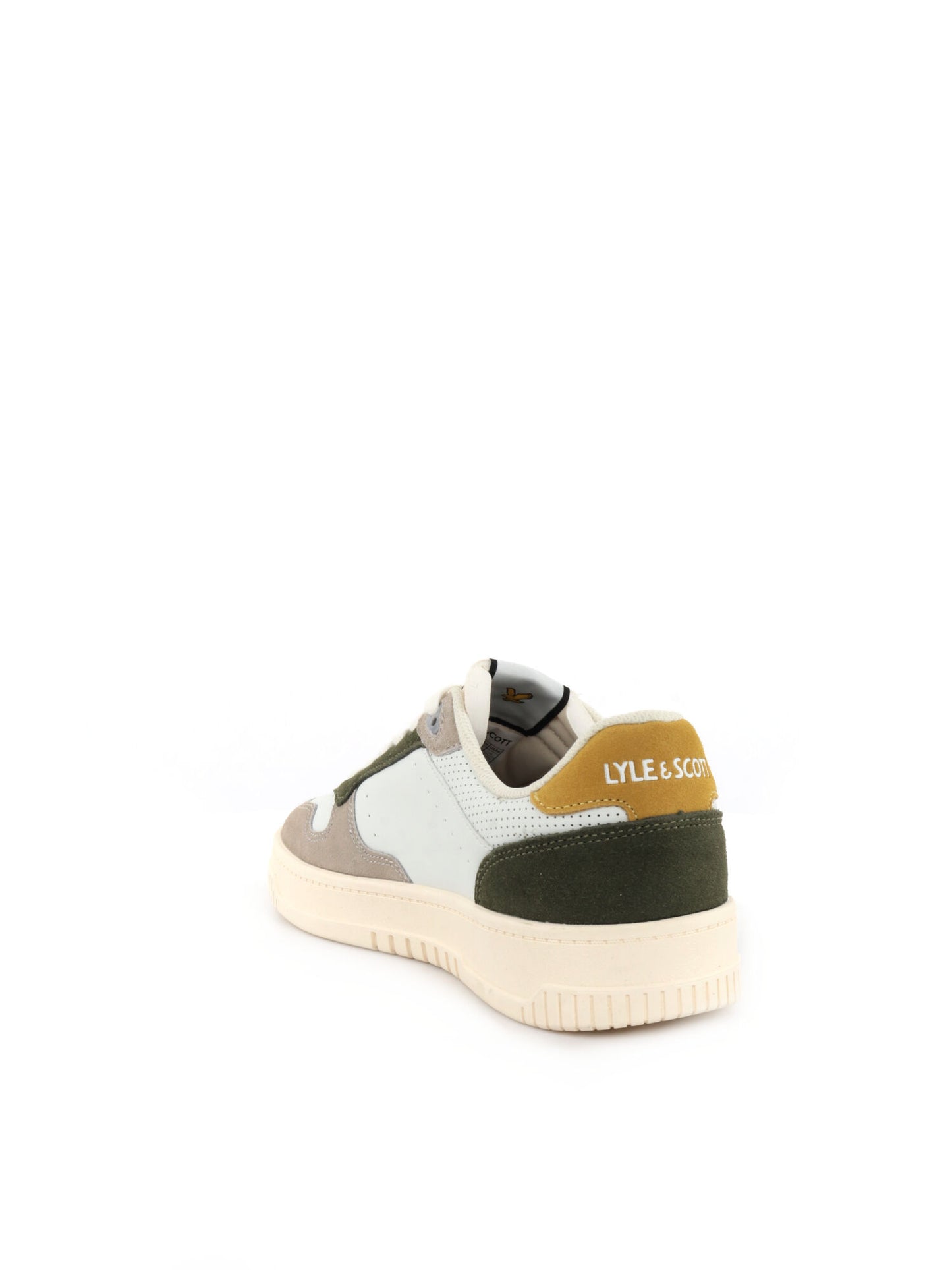 SNEAKERS CULROSS LYLE&SCOTT UOMO BIANCO-VERDE