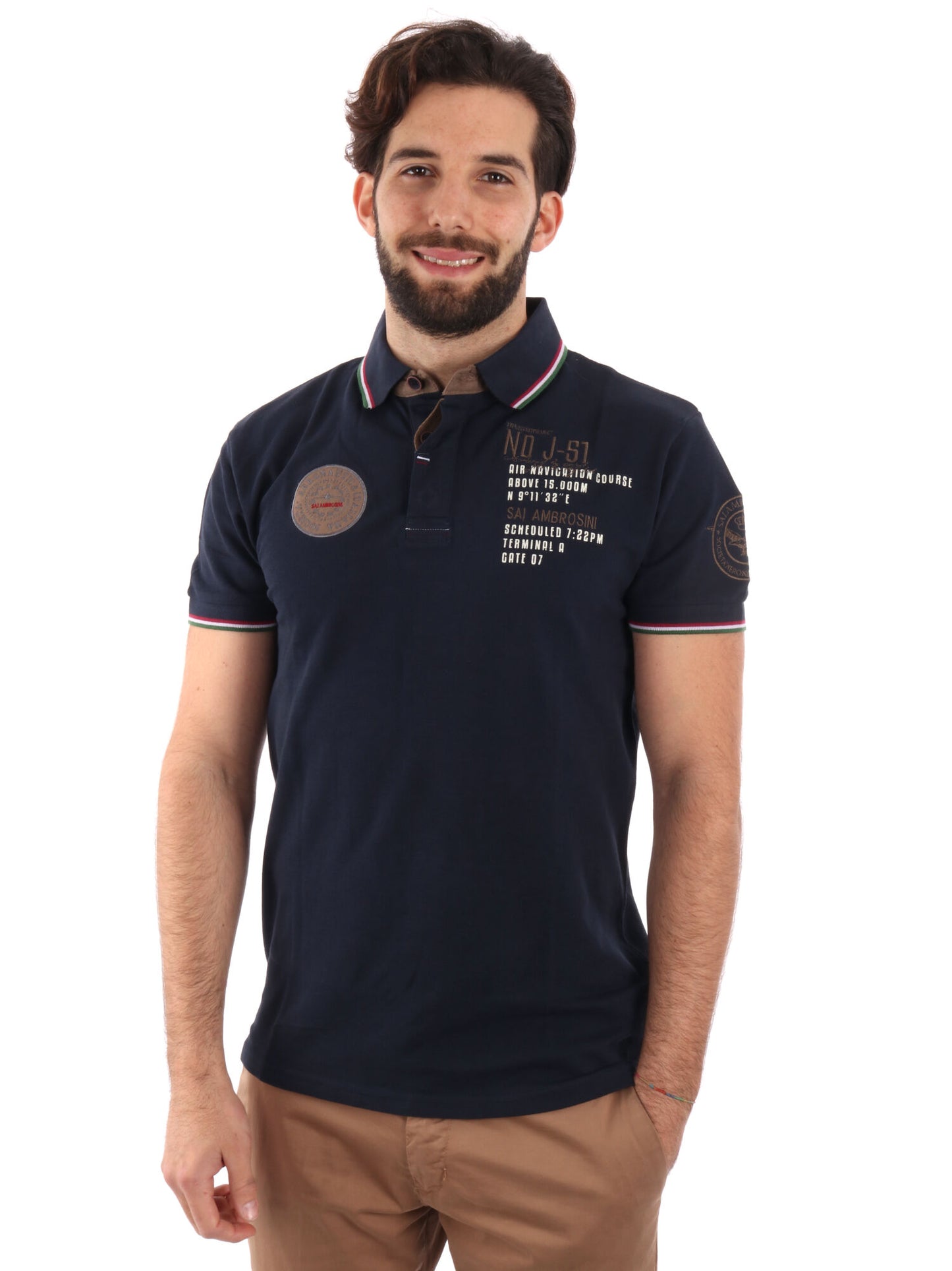 POLO AERONAUTICA ITALIANA UOMO BLU