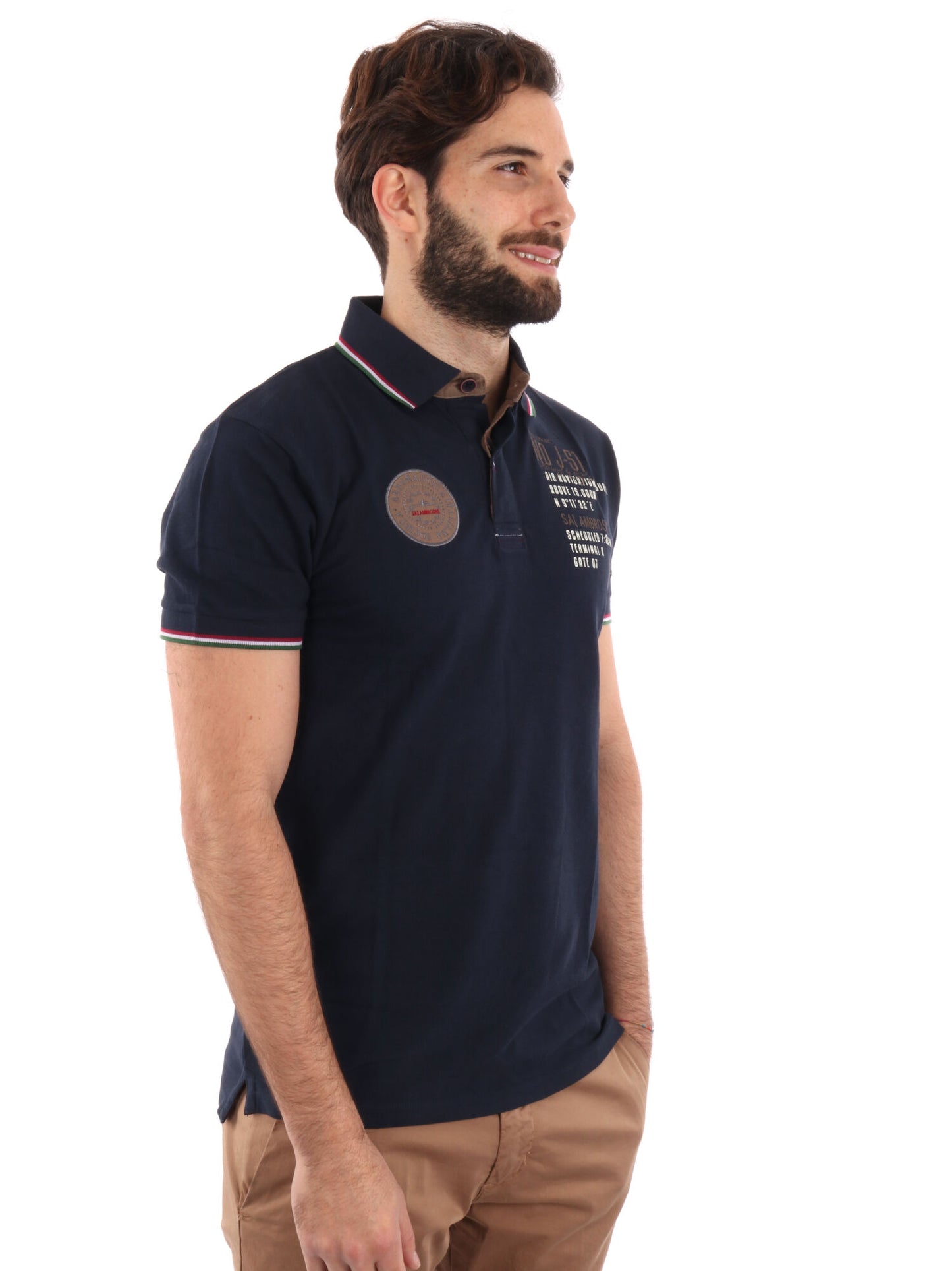 POLO AERONAUTICA ITALIANA UOMO BLU