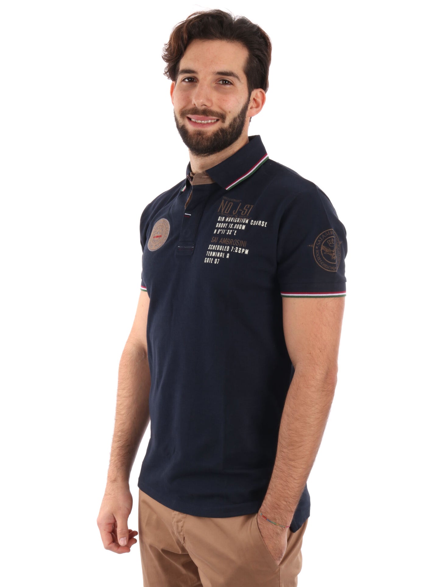 POLO AERONAUTICA ITALIANA UOMO BLU