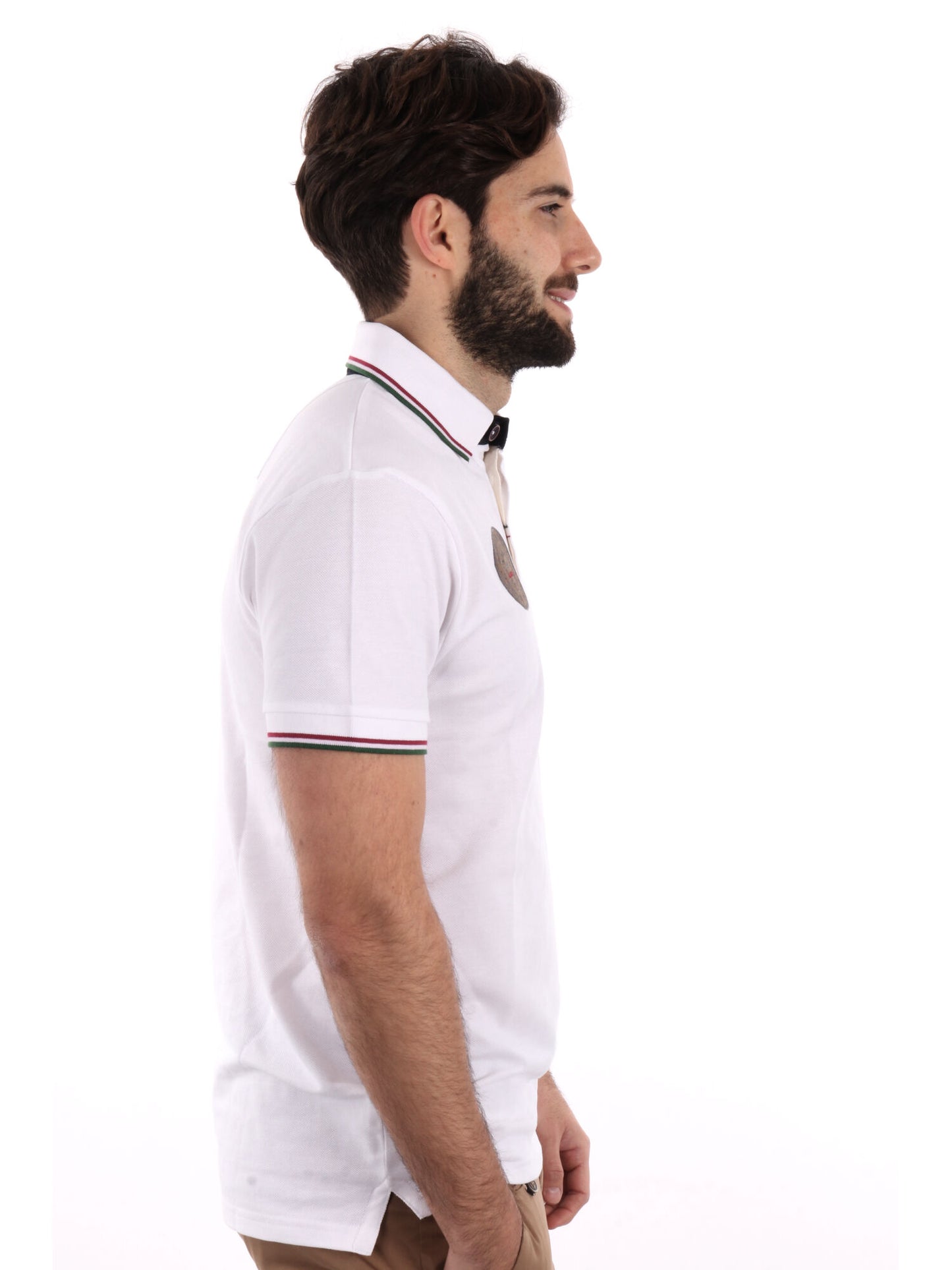 POLO AERONAUTICA ITALIANA UOMO BIANCO