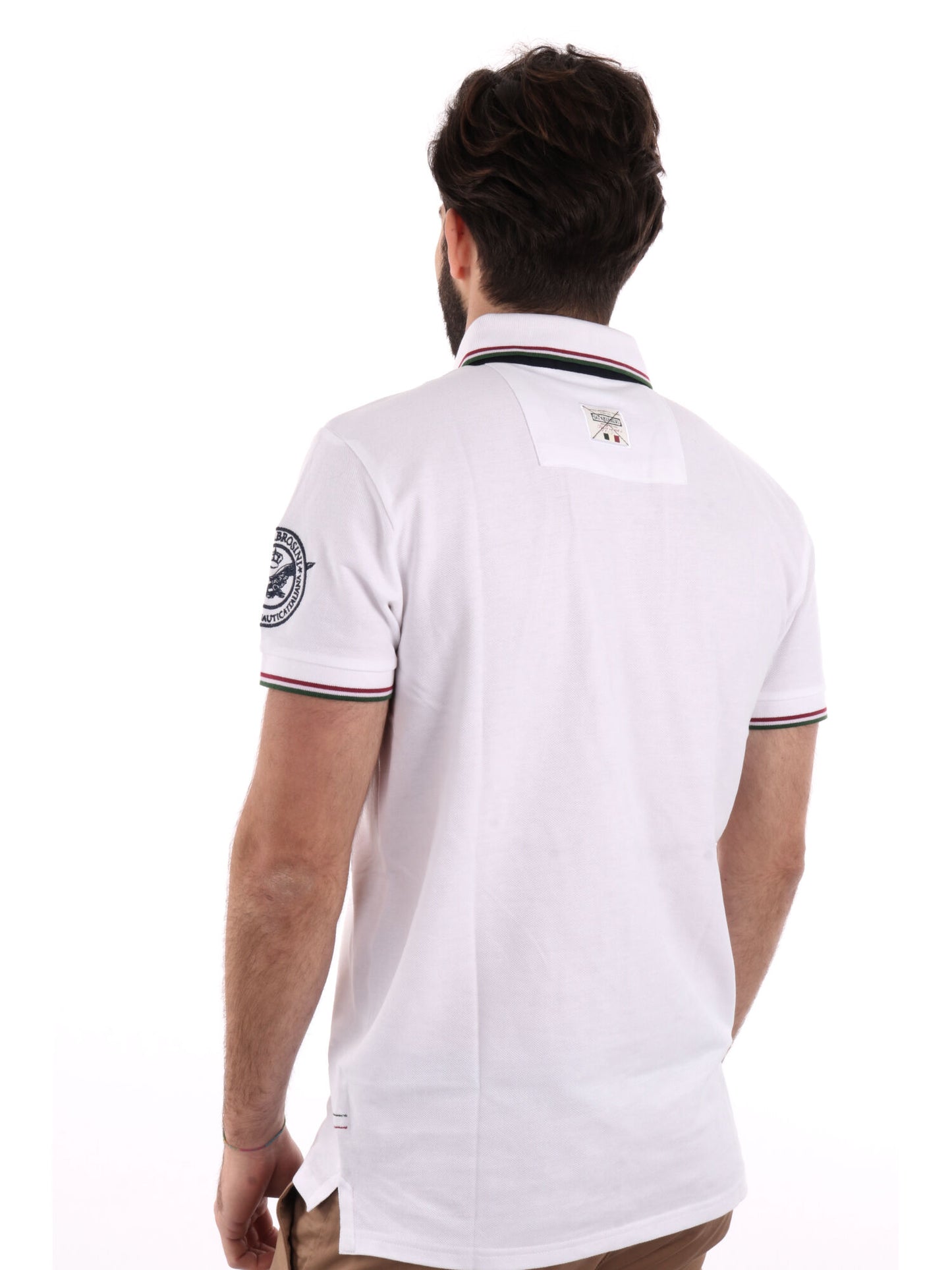 POLO AERONAUTICA ITALIANA UOMO BIANCO