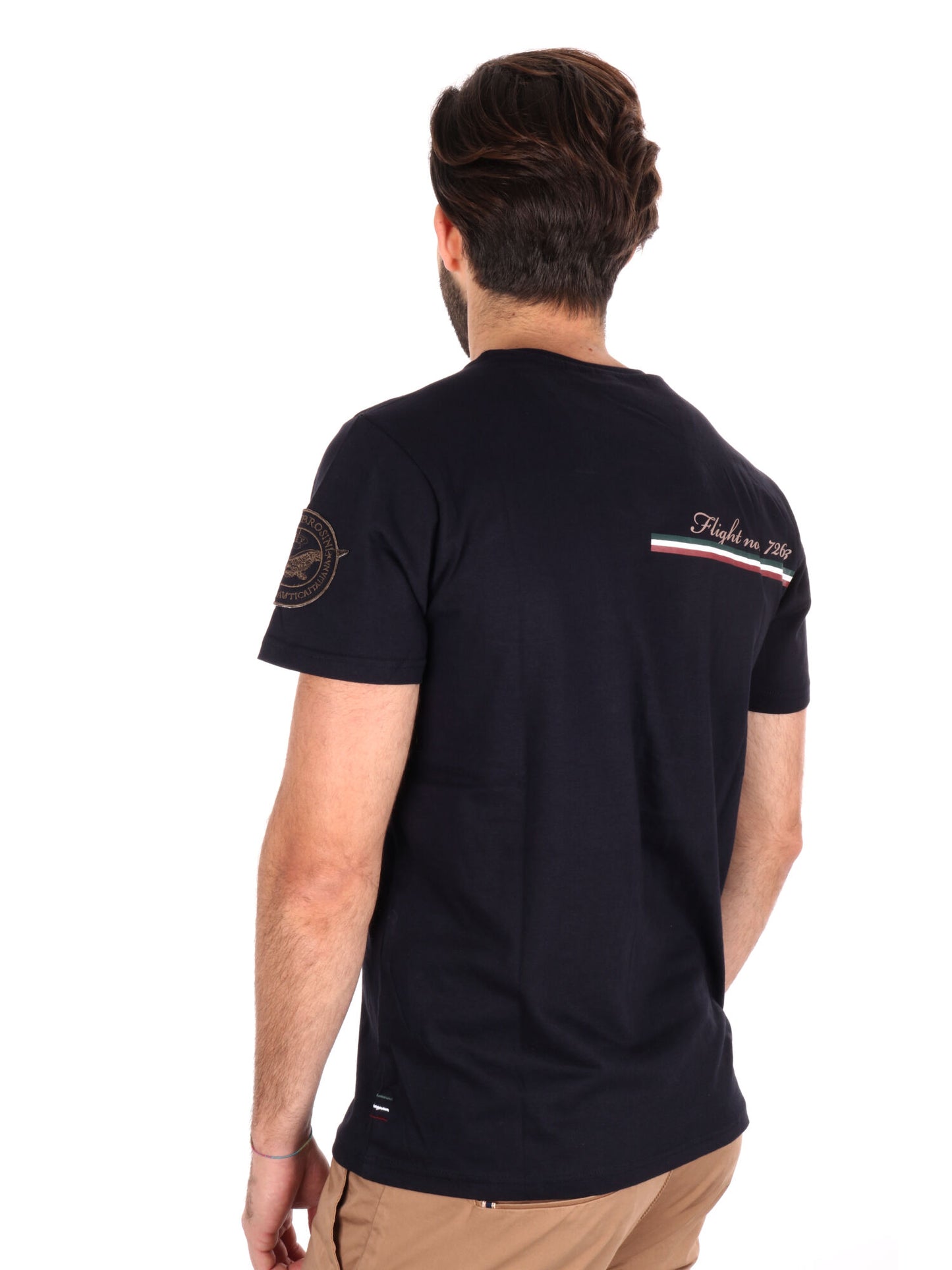 T-SHIRT AERONAUTICA ITALIANA UOMO BLU