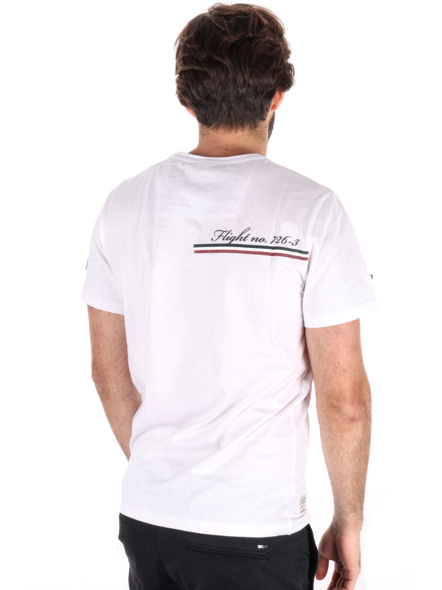 T-SHIRT AERONAUTICA ITALIANA UOMO BIANCO