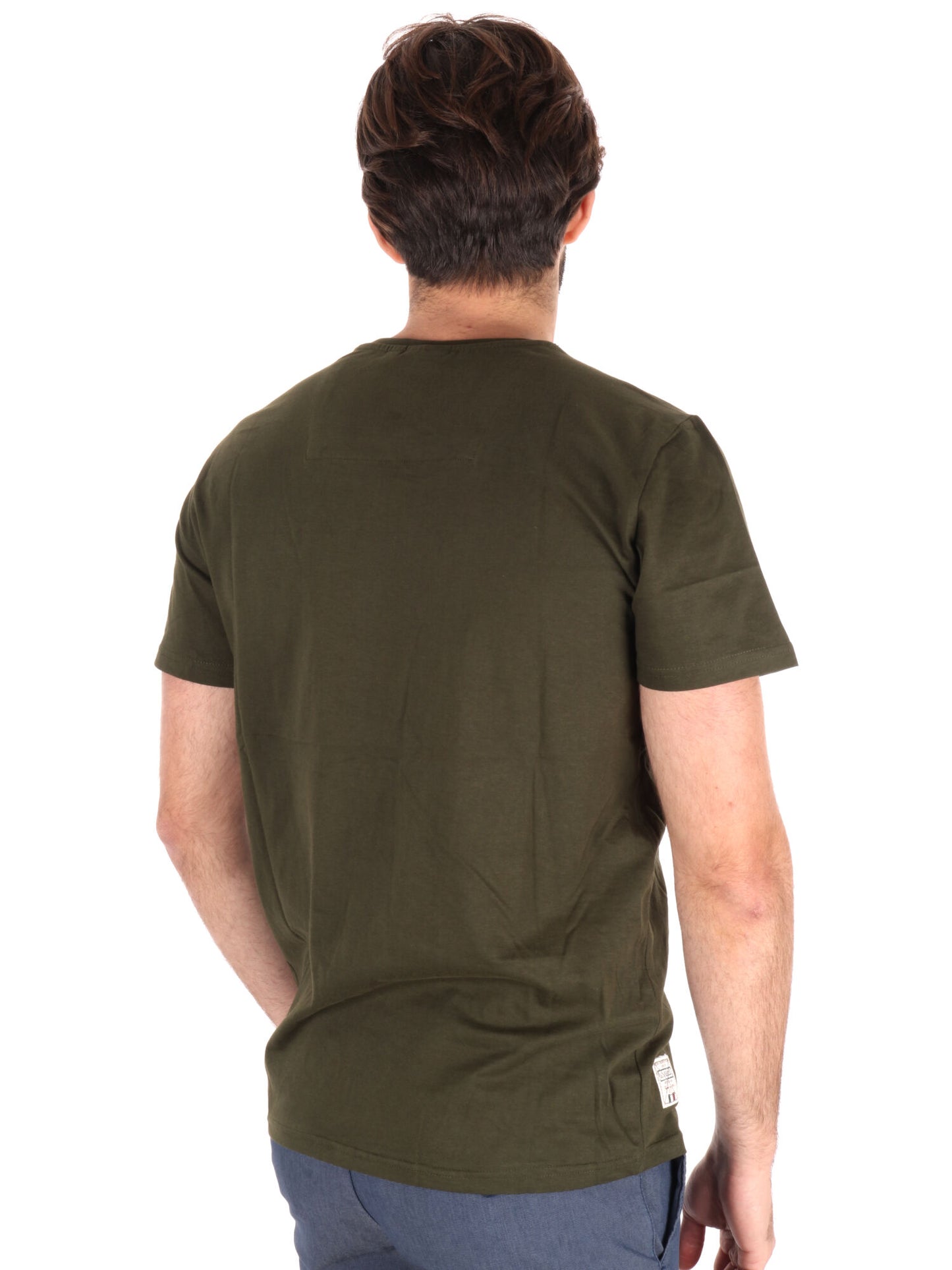 T-SHIRT AERONAUTICA ITALIANA UOMO VERDE MILITARE