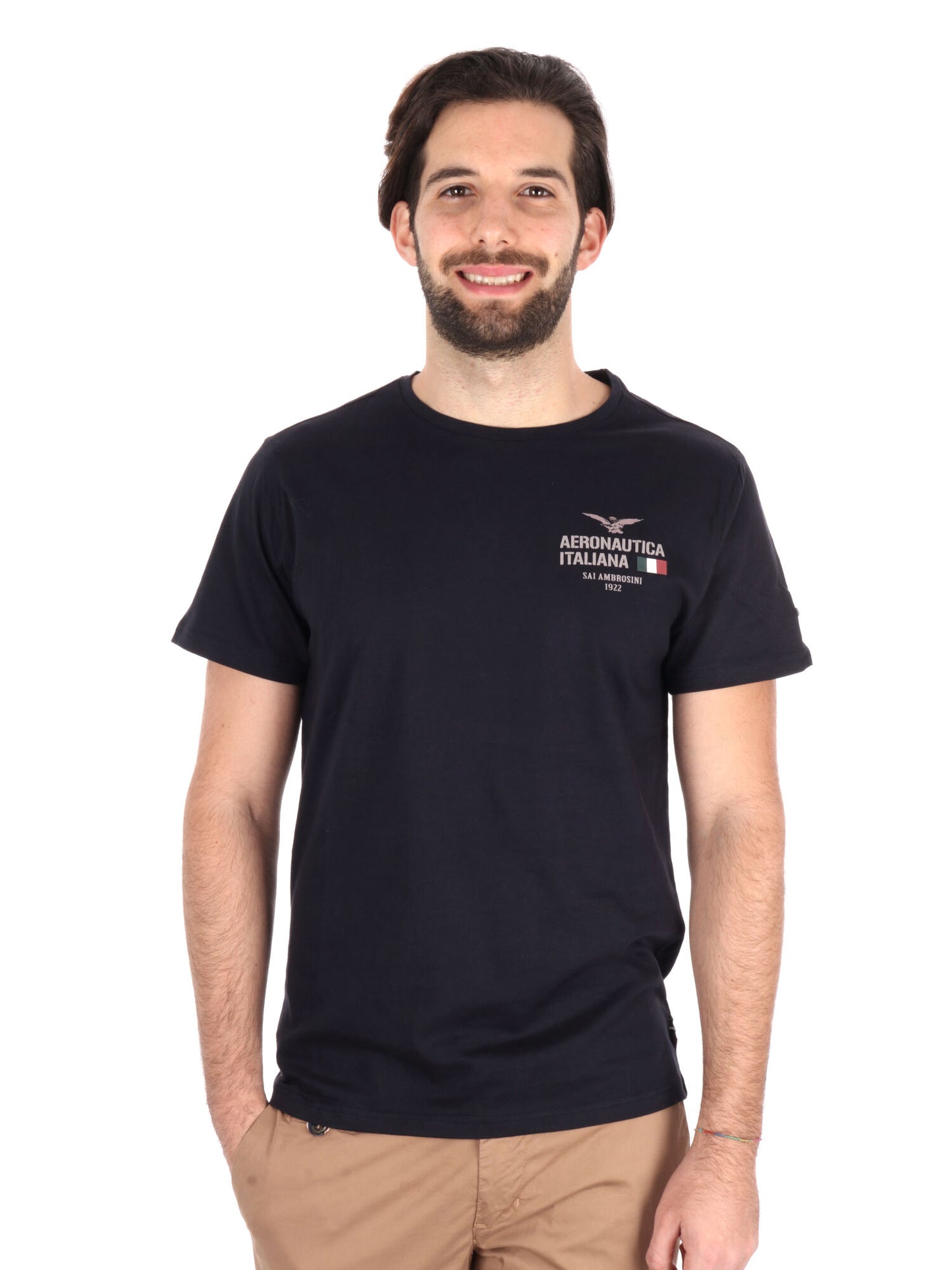 T-SHIRT AERONAUTICA ITALIANA UOMO BLU