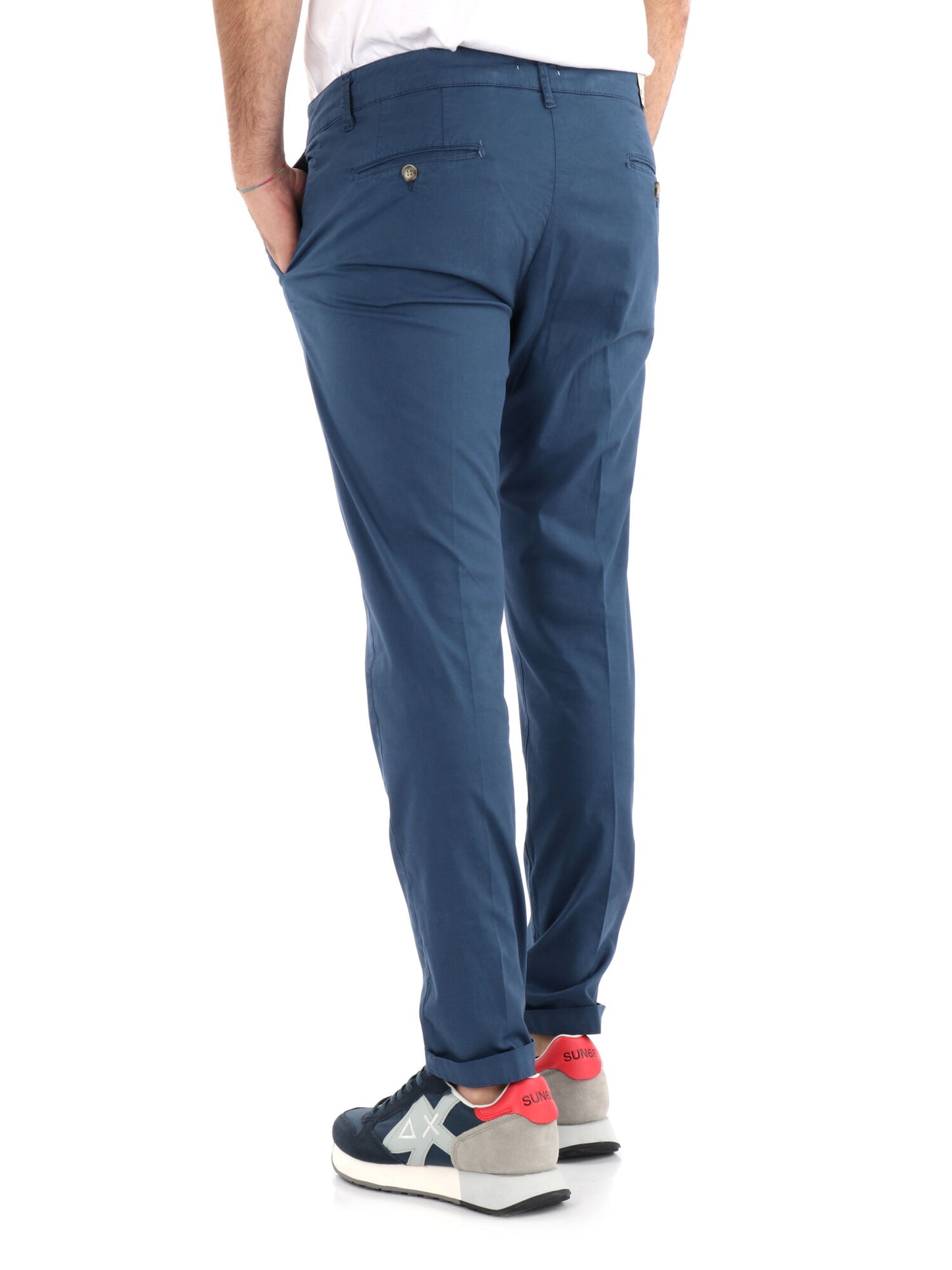 PANTALONE CHINO FB UOMO INDACO