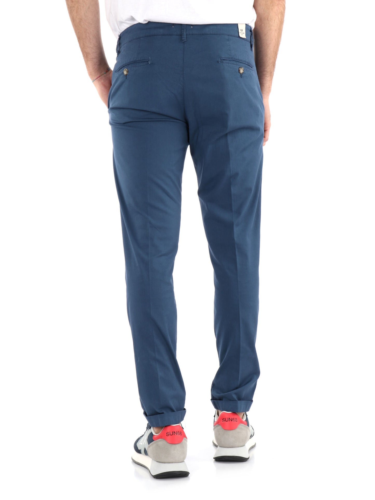 PANTALONE CHINO FB UOMO INDACO