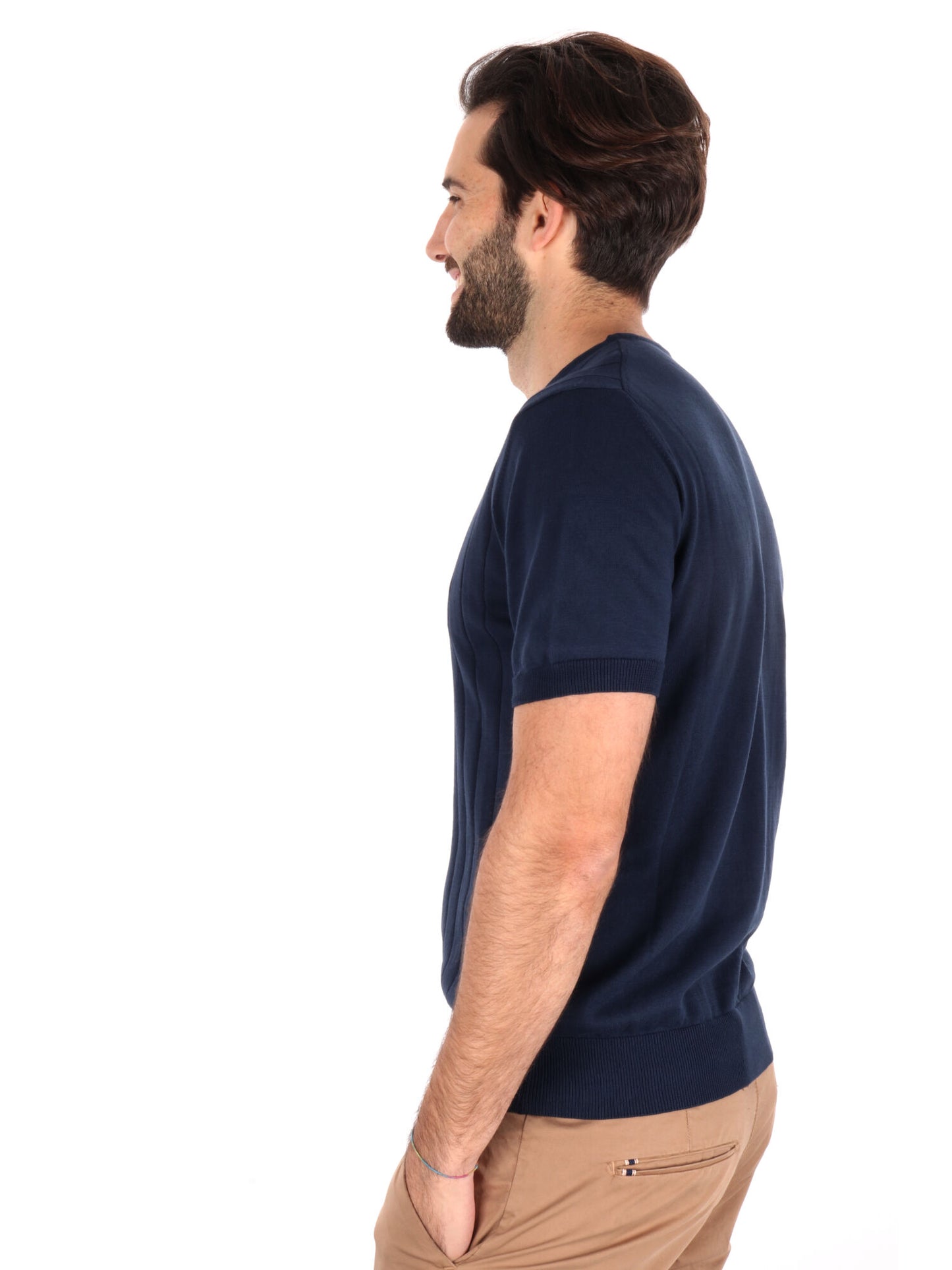 T-SHIRT IN MAGLIA ASTORI FB UOMO BLU
