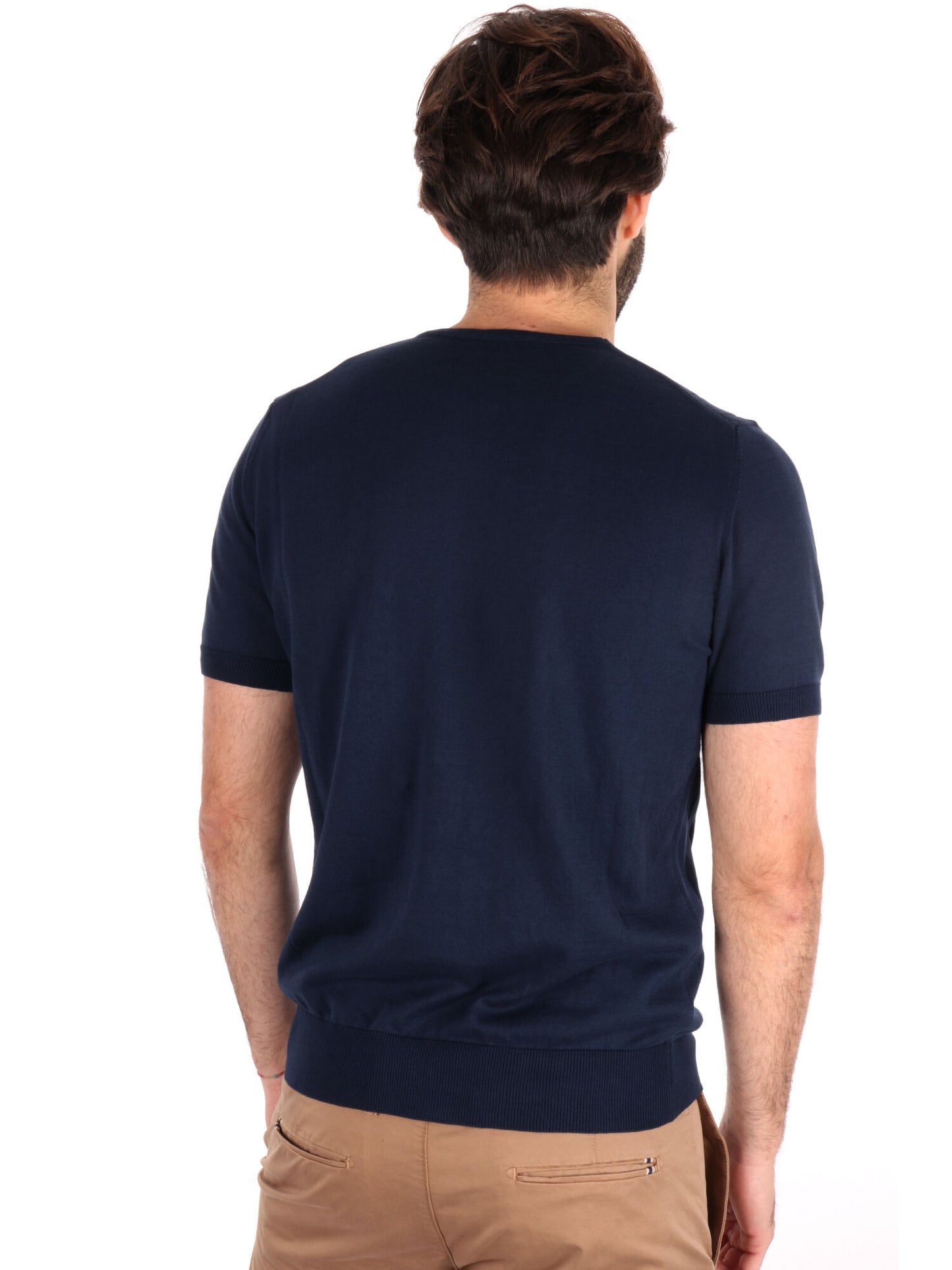 T-SHIRT IN MAGLIA ASTORI FB UOMO BLU