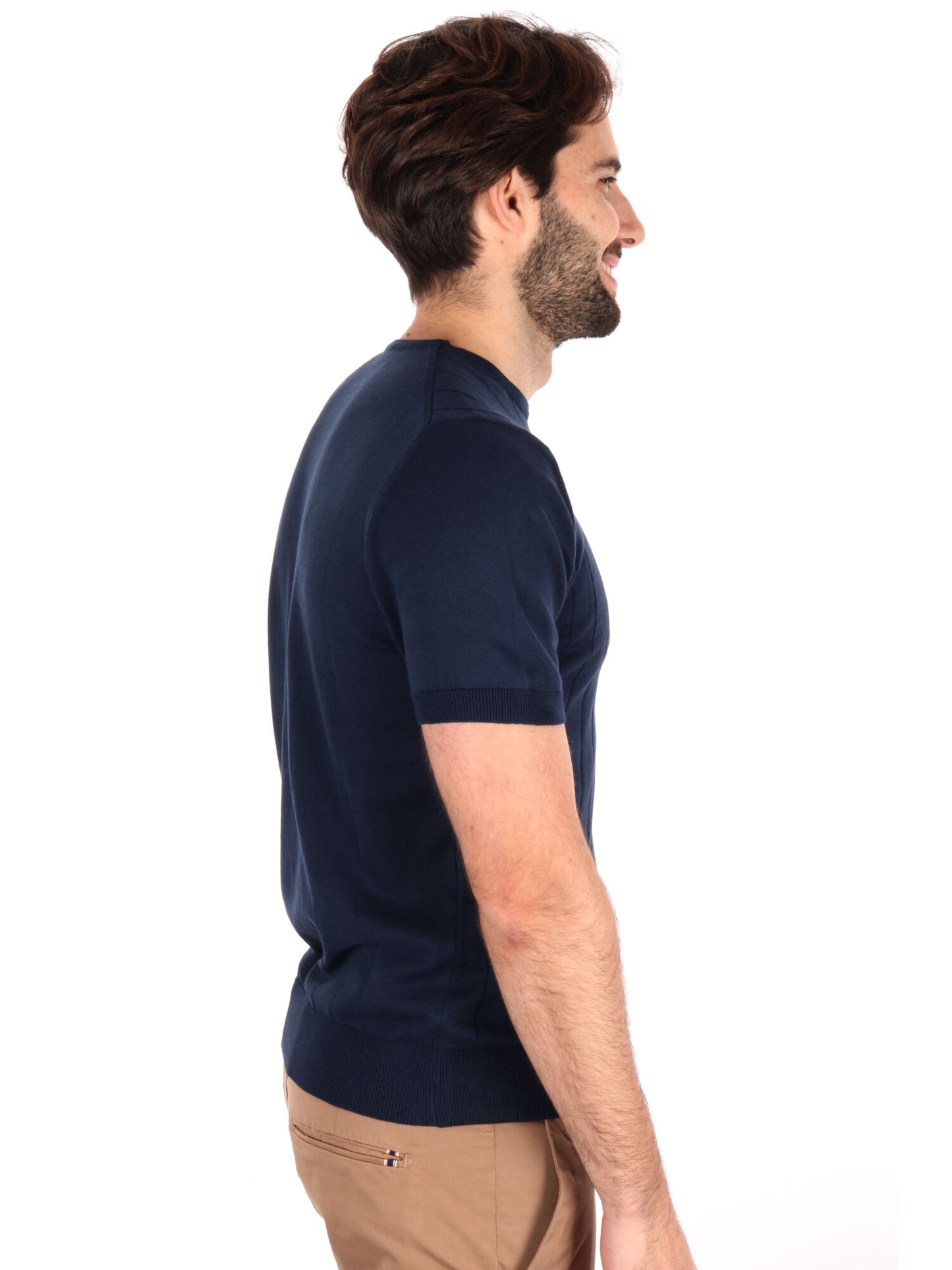 T-SHIRT IN MAGLIA ASTORI FB UOMO BLU