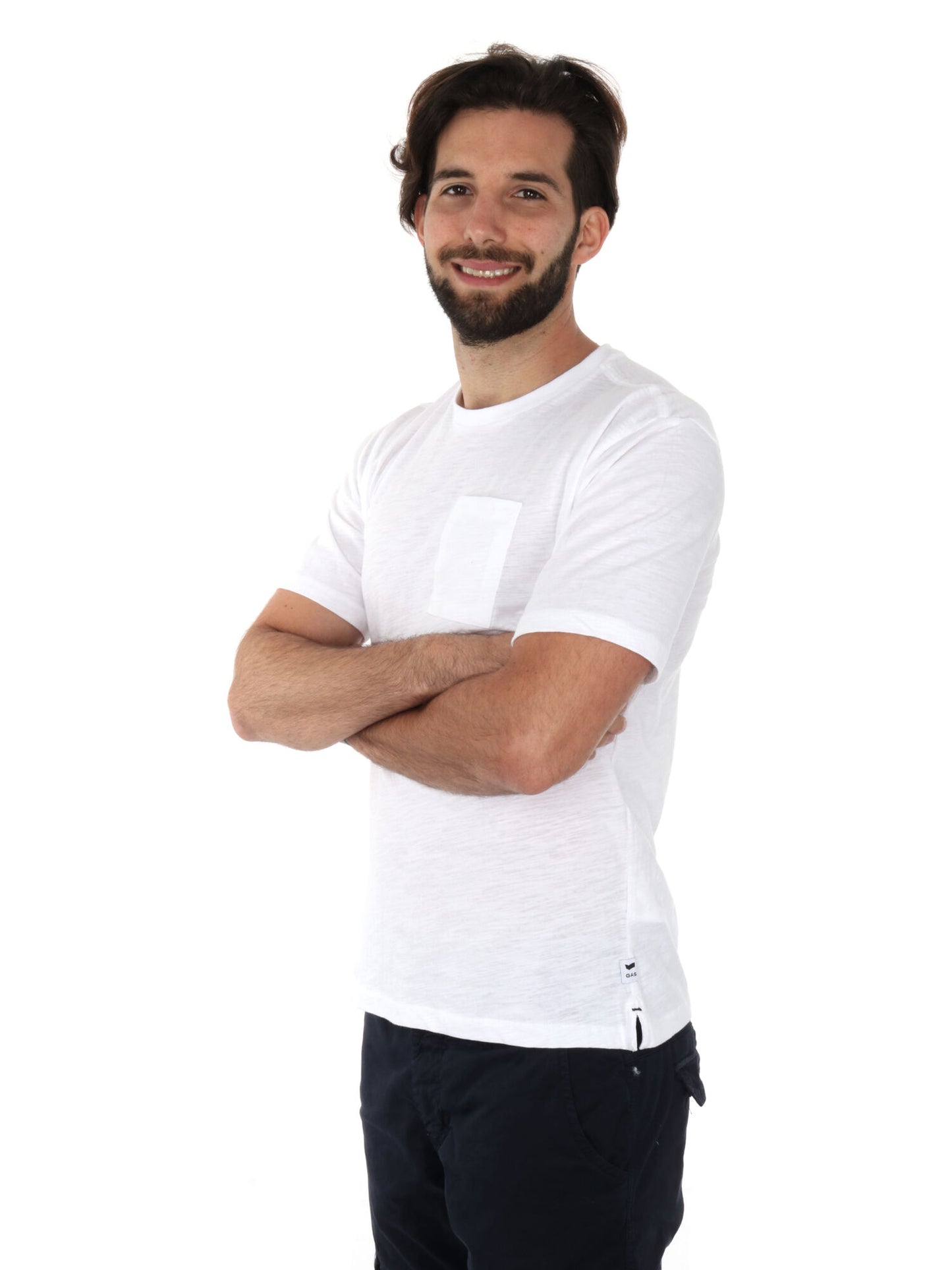 T-SHIRT ARNOUX GAS UOMO BIANCO