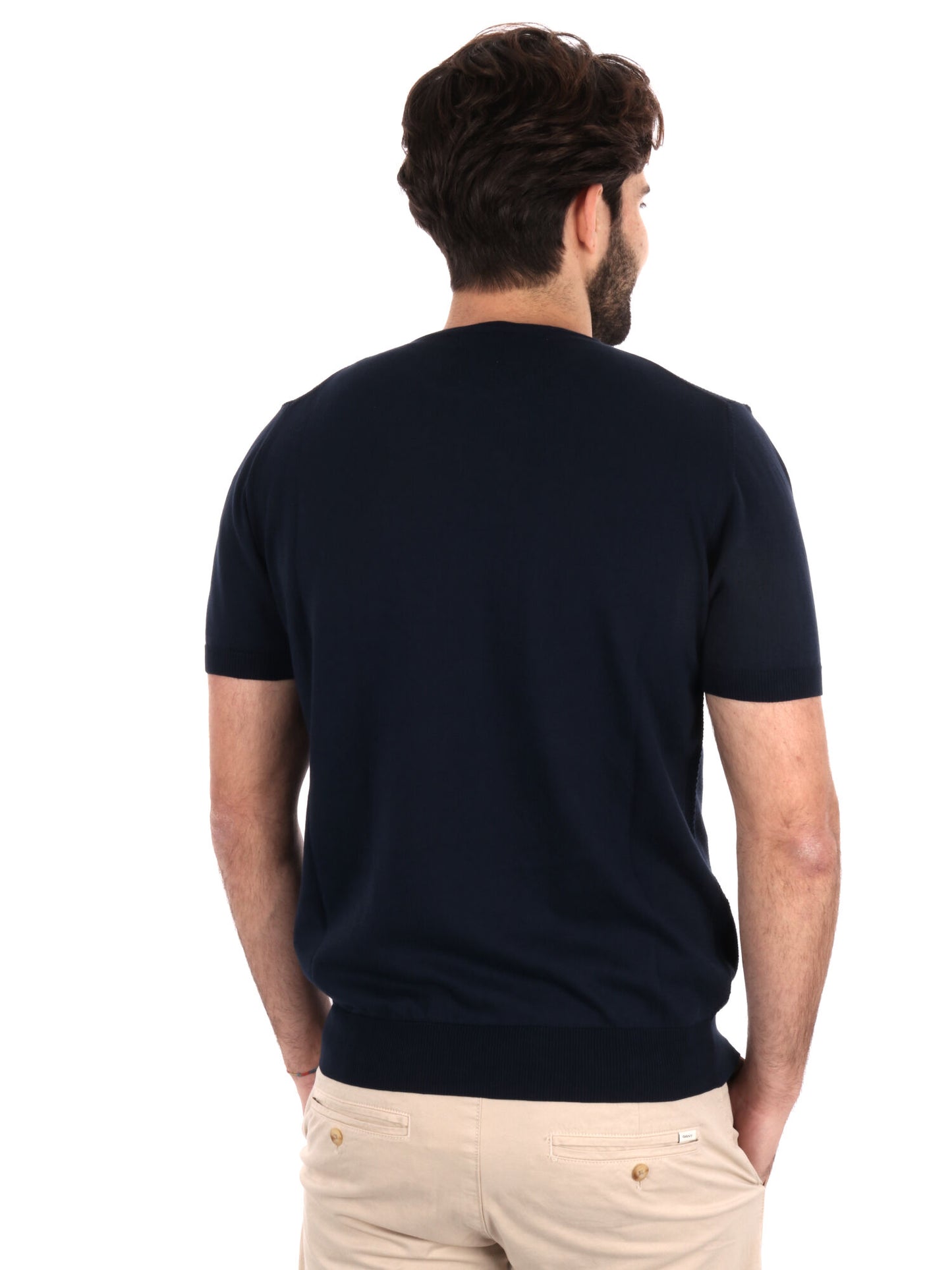 T-SHIRT IN MAGLIA FB UOMO BLU
