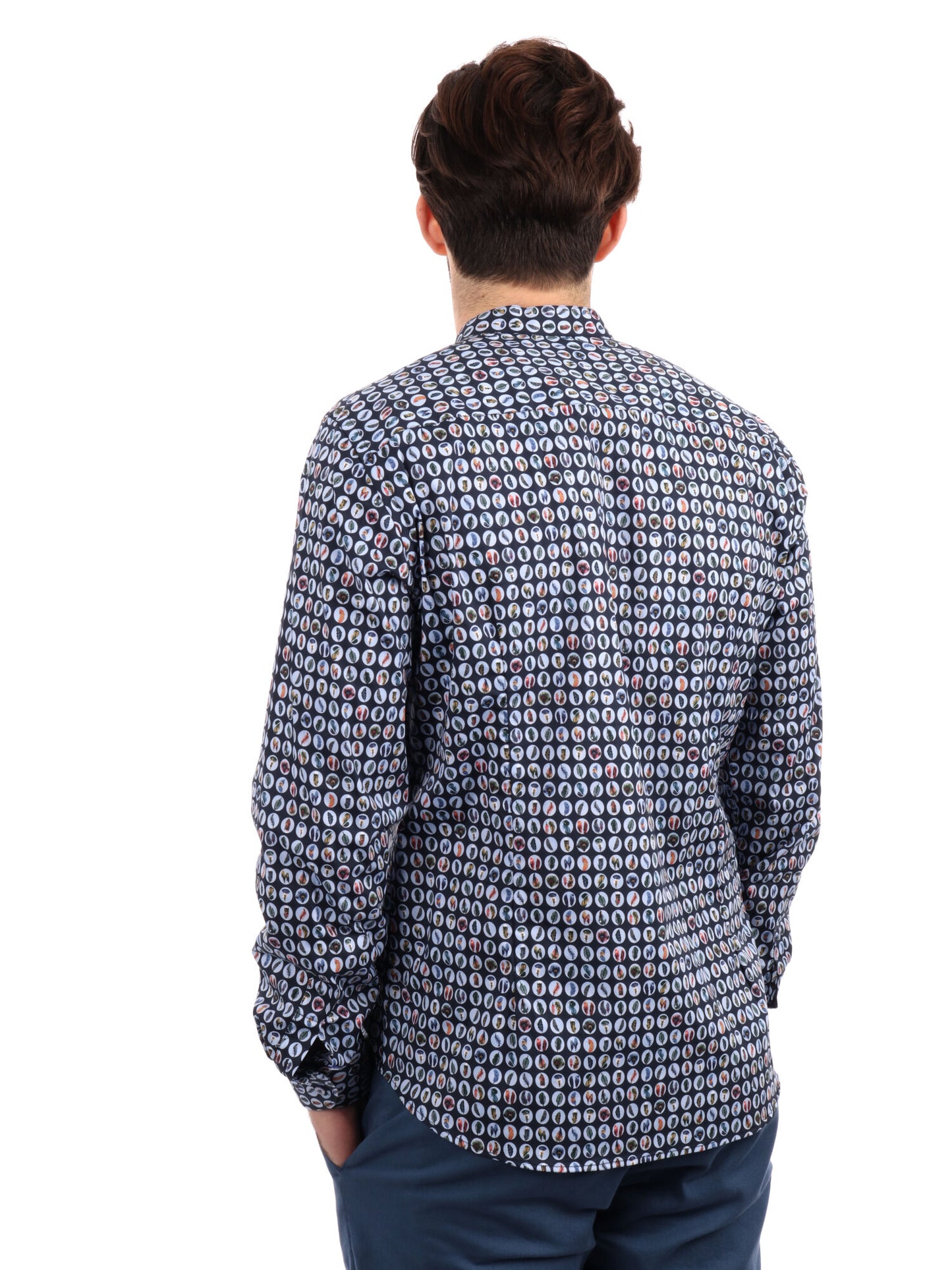 F.B. CAMICIA ML - BLU